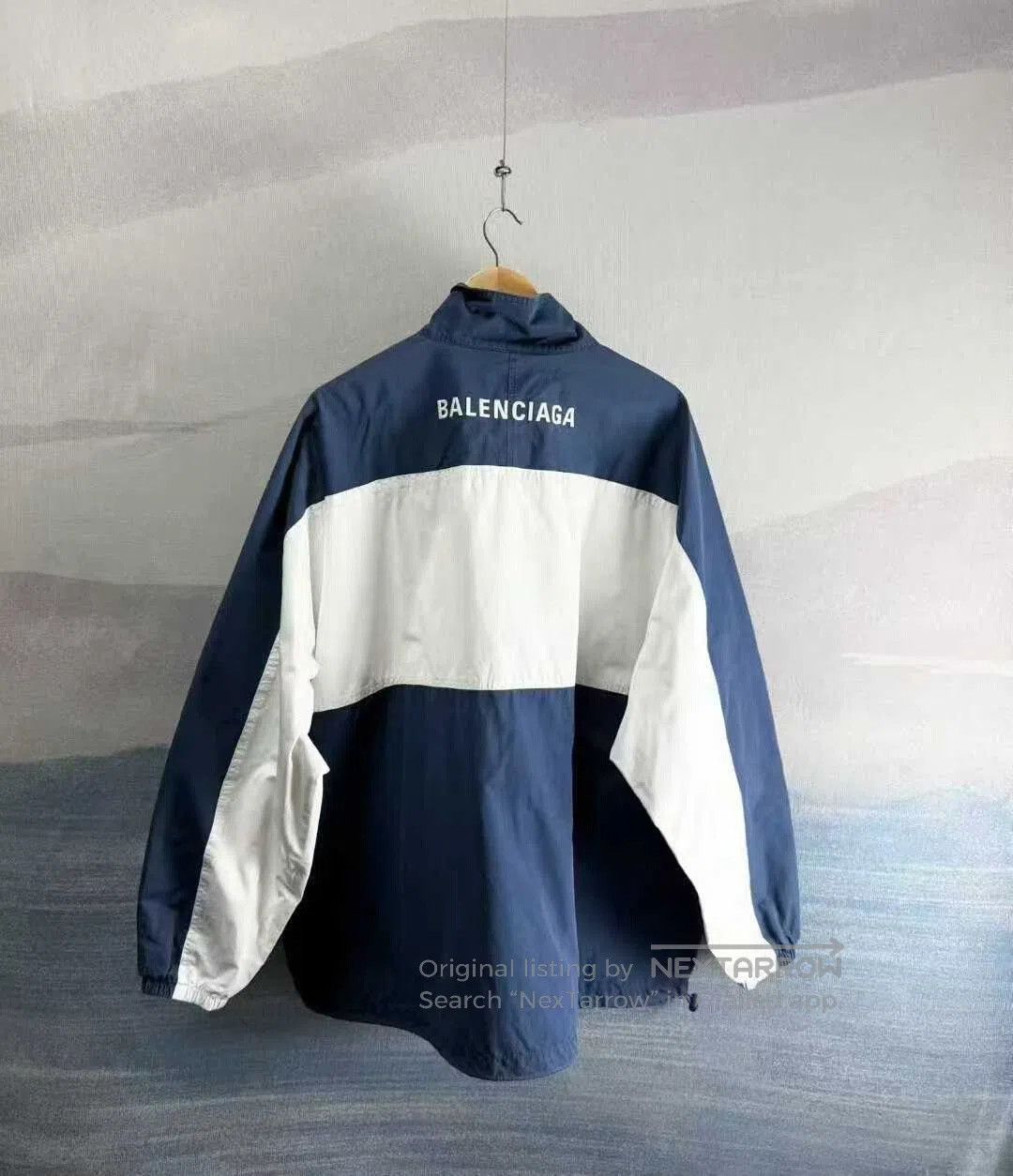 Balenciaga balenciaga blue and white parka jacket. Size US L / EU 52-54 / 3 - 3 Thumbnail