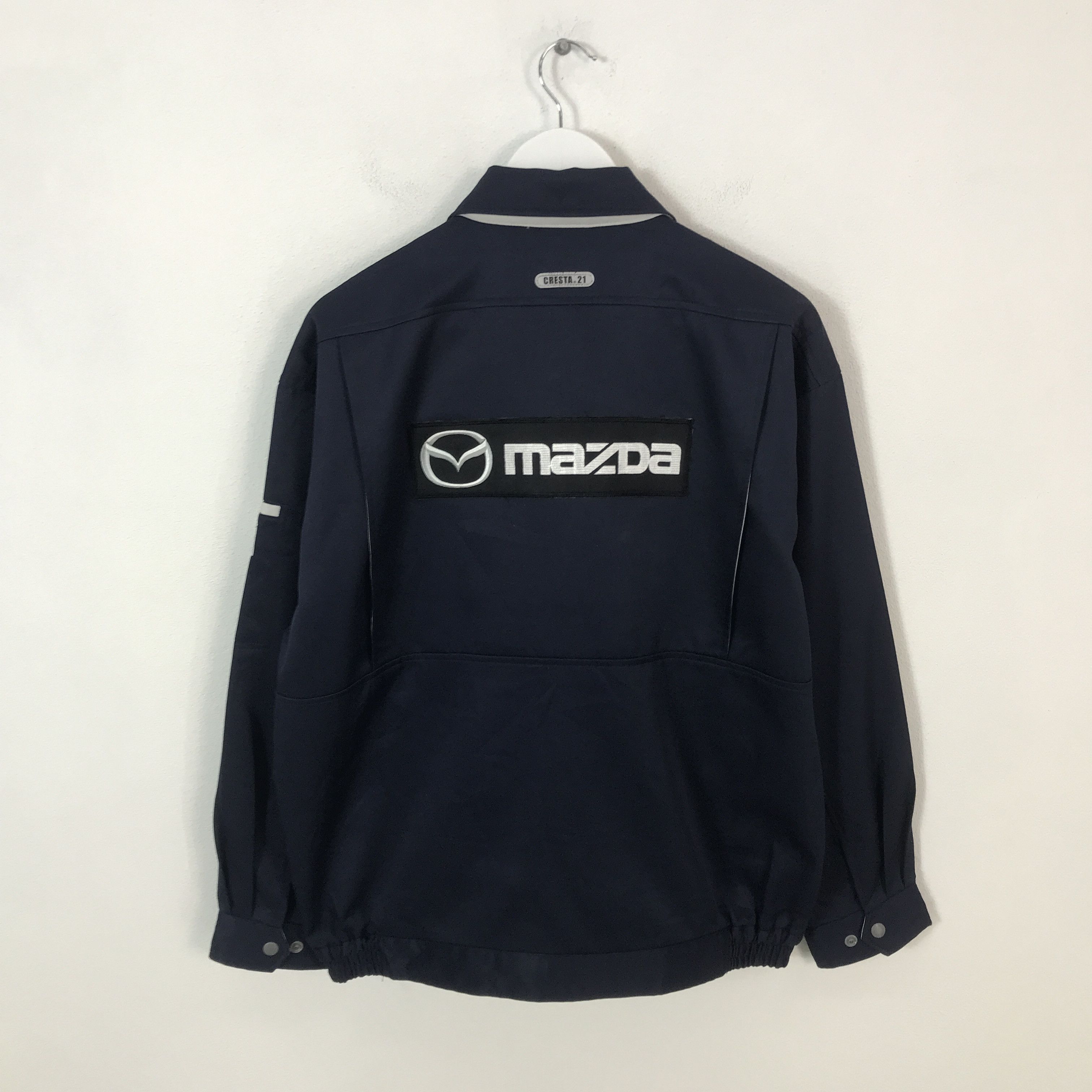 Japanese Brand Vtg Mazda Racing Motorsport uniform custom jacket K64B11 Size US L / EU 52-54 / 3 - 1 Thumbnail
