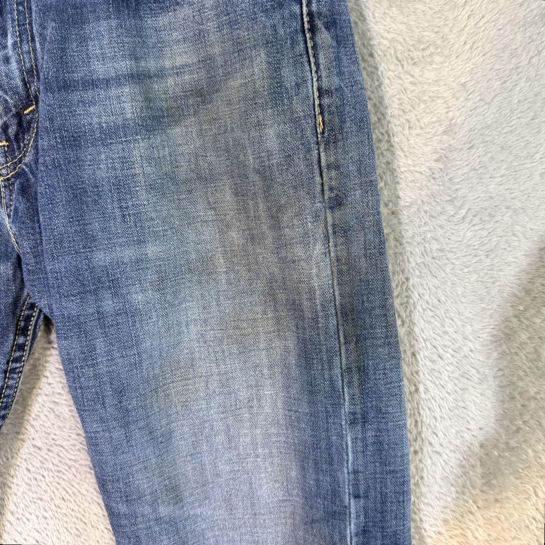 Levi's Levi's 513 Jeans Mens 29x32 Blue Slim Straight Denim Medium Wash Distressed Jeans Mens Regular 29 32 Blue Slim Straight 513 90s USA Logo Pocket Size US 29 - 3 Thumbnail