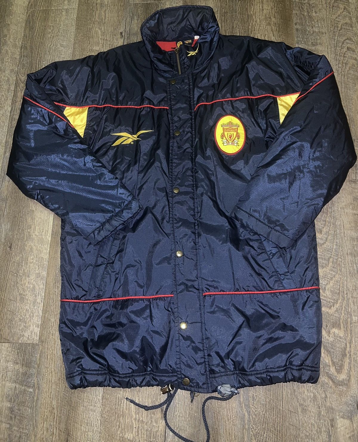 Reebok Vintage Carlsberg Reebok Parka Jacket size Large Size US L / EU 52-54 / 3 - 3 Thumbnail