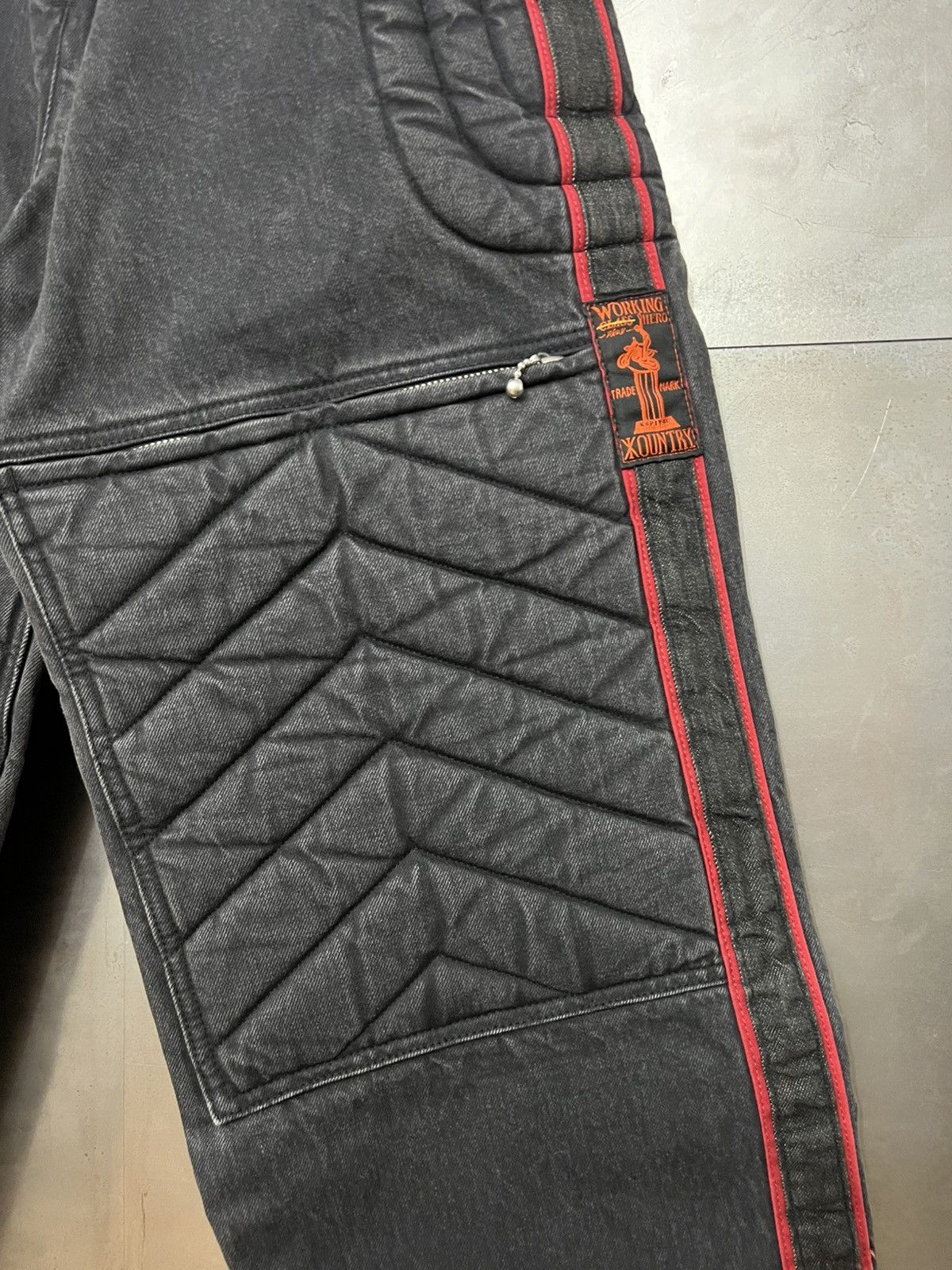 Kapital Kountry Kapital Kountry Padded Moto Pants Size US 31 - 2 Thumbnail