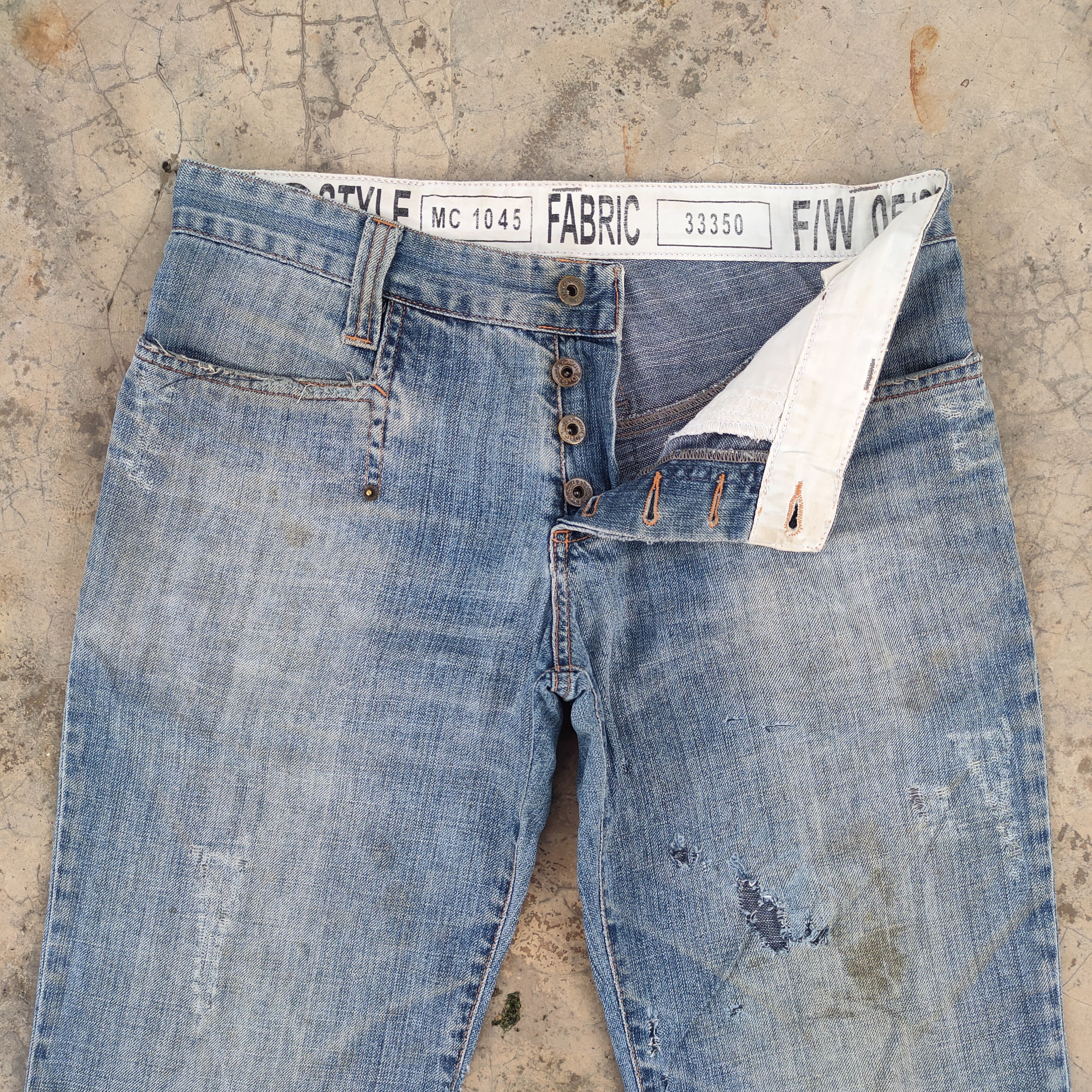 Jean VINTAGE DOLCE.&GABANA FADED DISTRESSED JEANS DENIM PANTS Size US 34 / EU 50 - 3 Thumbnail