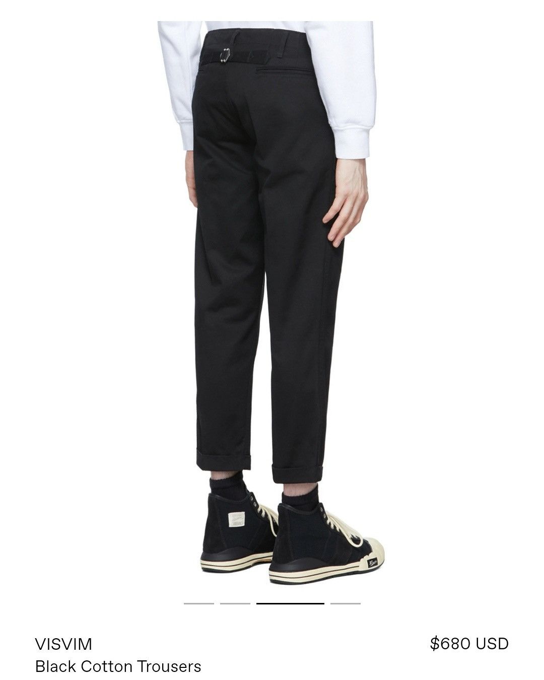 Visvim Visvim Black Trouser Cropped Pants Size US 32 / EU 48 - 1 Thumbnail
