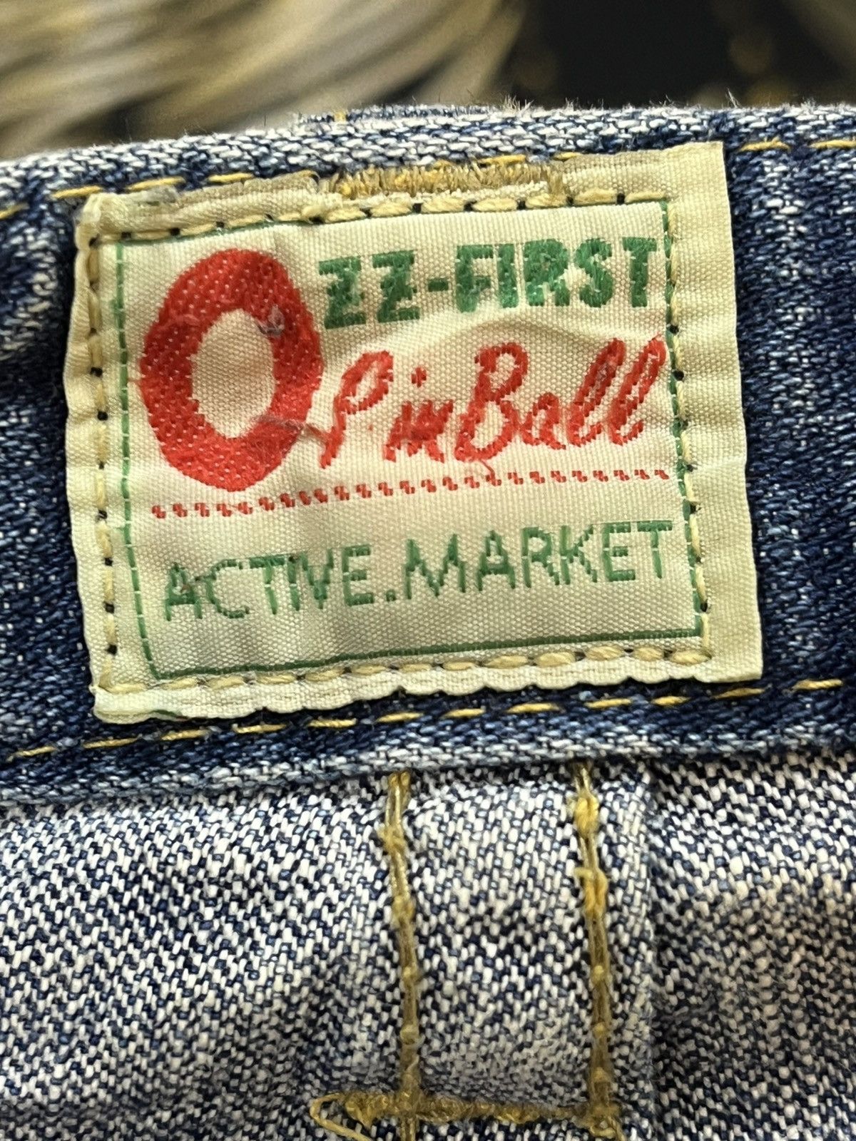 Japanese Brand × POST ARCHIVE FACTION (PAF) Vintage Leavs Strawberry Flare Faded Whiskers Grunge Denim Size US 31 - 11 Thumbnail