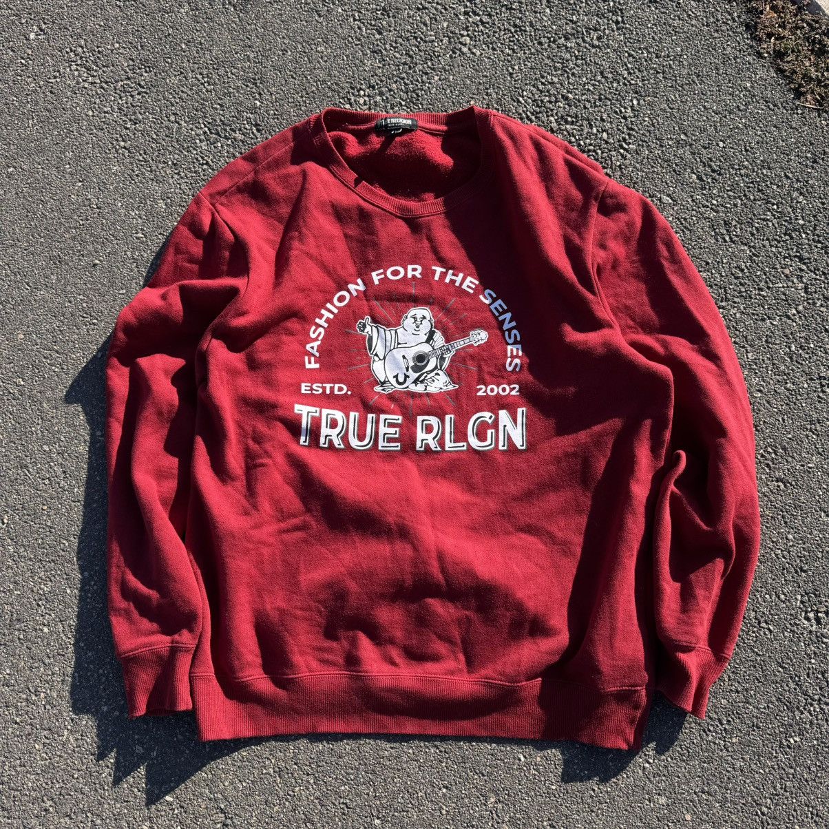 True Religion vintage true religion sweatshirt budda big logo 2002 Size US L / EU 52-54 / 3 - 1 Thumbnail