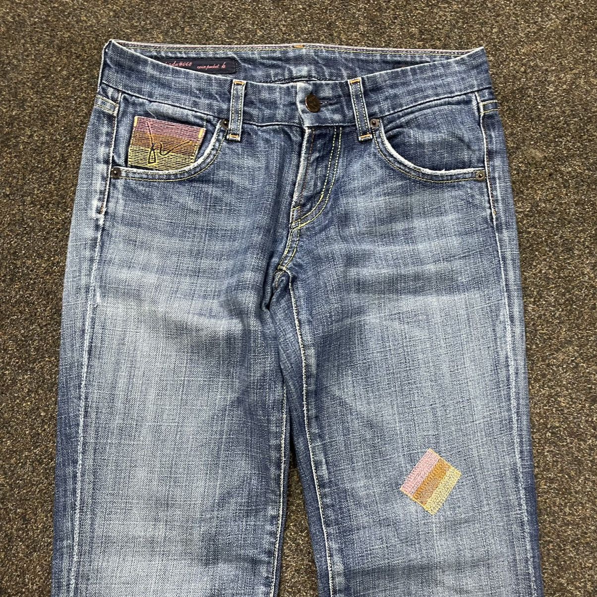 Vintage Vintage Y2K Baggy Wide Leg Distressed Flared Jeans Skate 30 Size US 30 / EU 46 - 3 Thumbnail