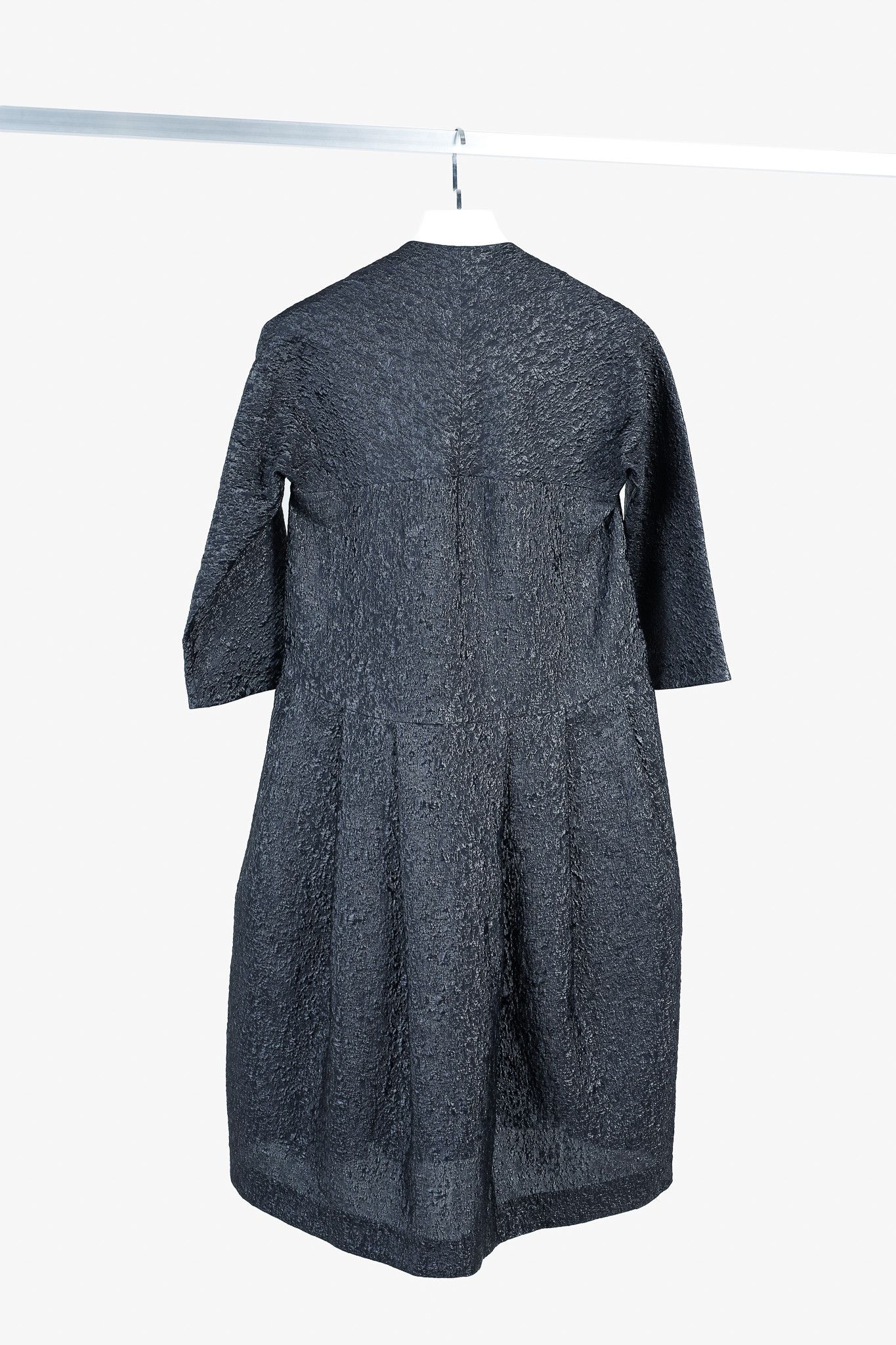Studio Nicholson Studio Nicholson Effie Midnight-Blue Jacquard Dress Size S / US 4 / IT 40 - 2 Thumbnail
