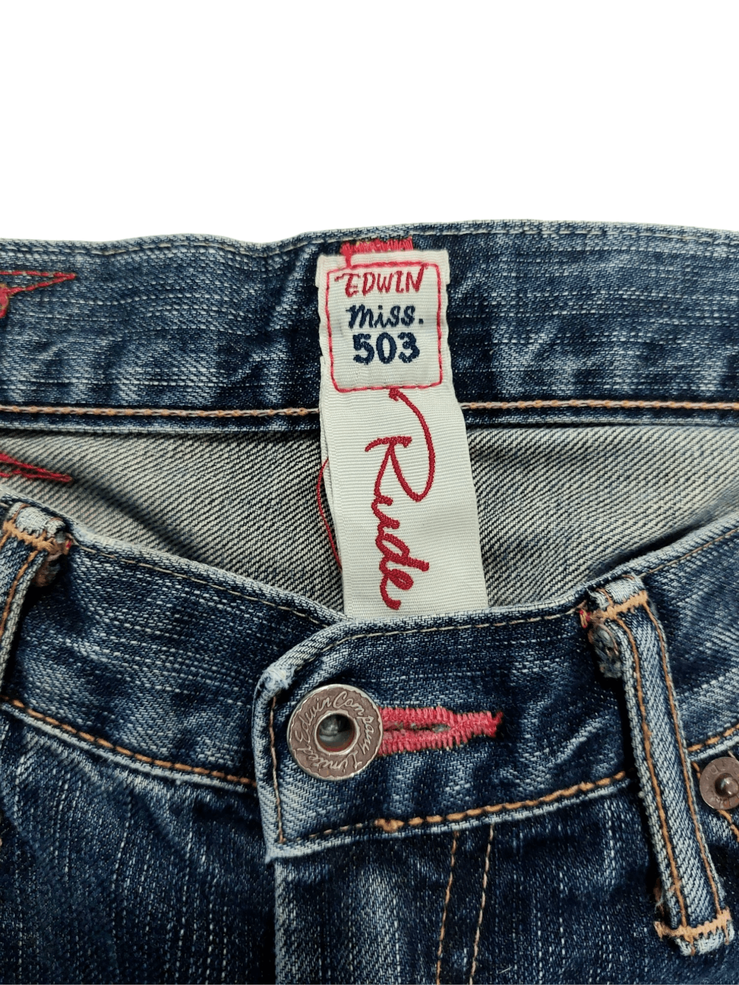 Edwin Flare Edwin Miss. 503 Rude Denim Size 30" / US 8 / IT 44 - 8 Thumbnail