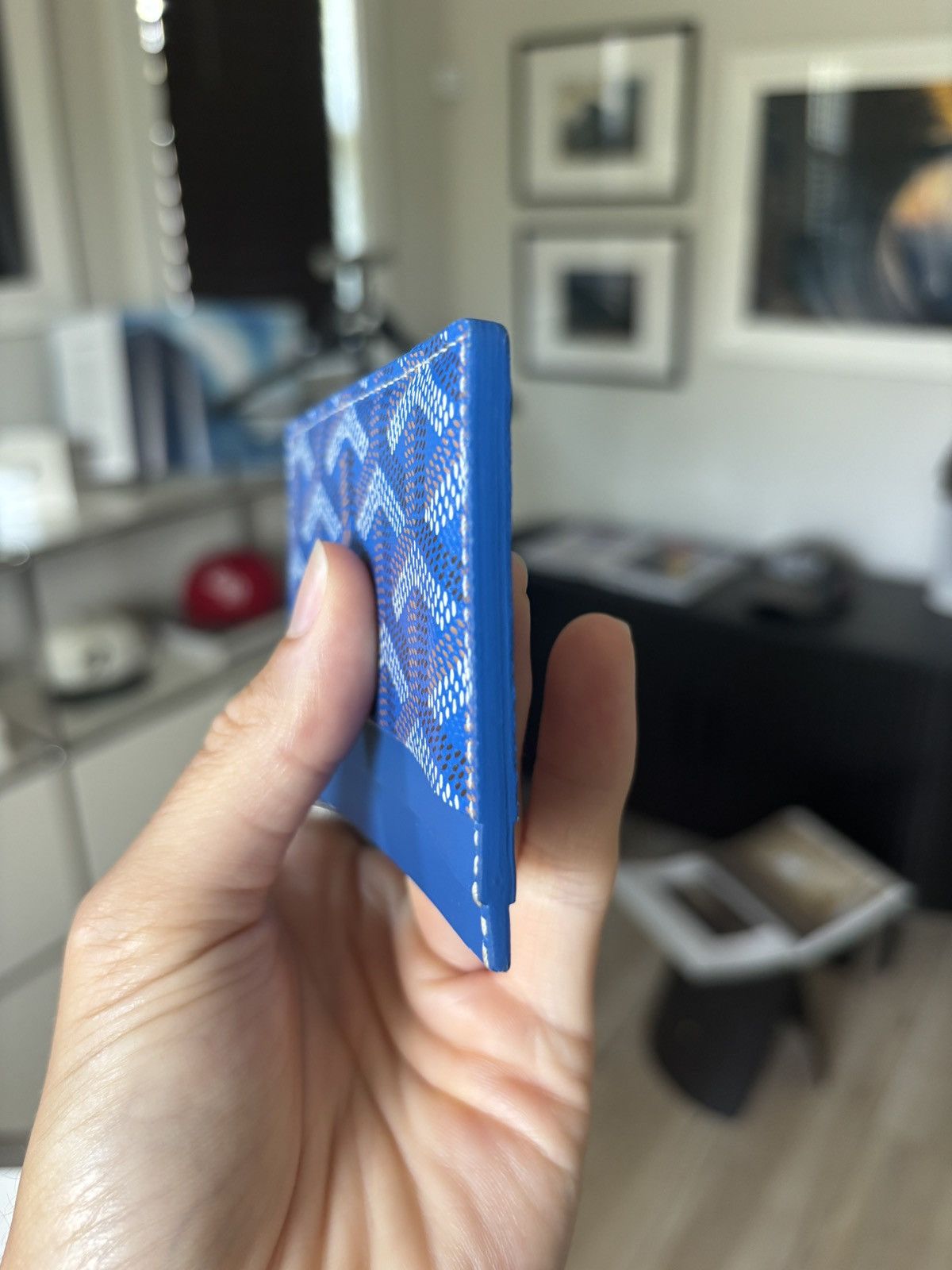 Goyard GOYARD | BLUE SULPICE CARDHOLDER WALLET Size ONE SIZE - 11 Thumbnail