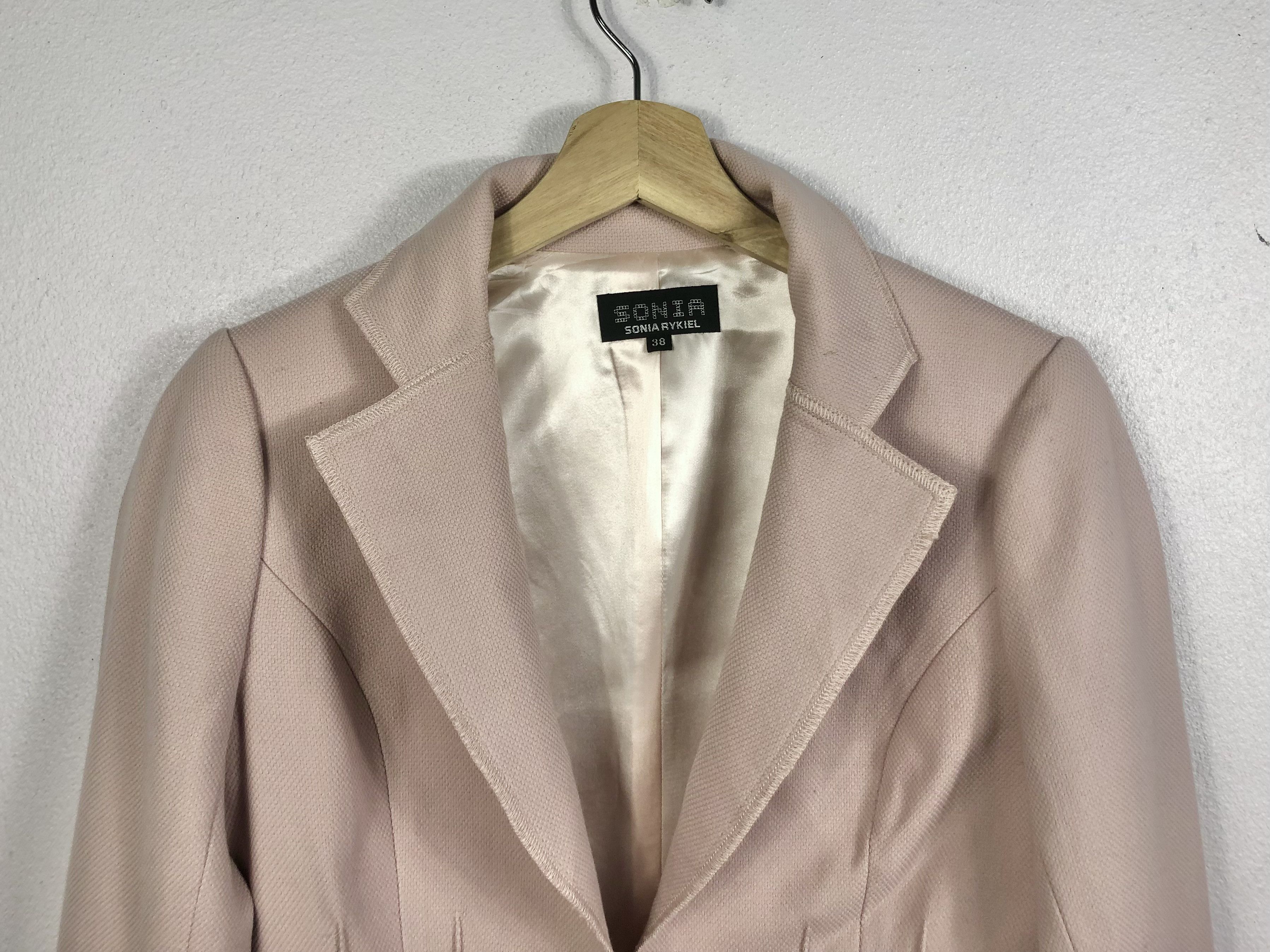 Sonia Rykiel Rare Vintage Sonia Rykiel Waist Tie Soft Pink Colour Jacket Size XS / US 0-2 / IT 36-38 - 2 Thumbnail