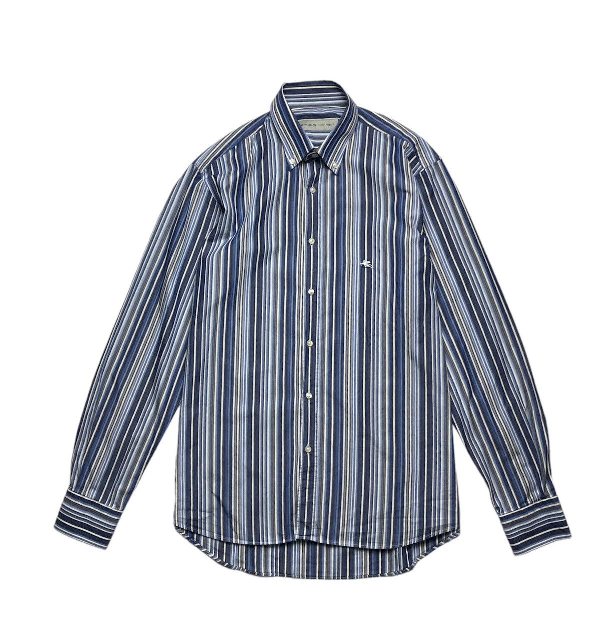 Etro Etro cotton multicolour striped shirt Size US M / EU 48-50 / 2 - 1 Thumbnail
