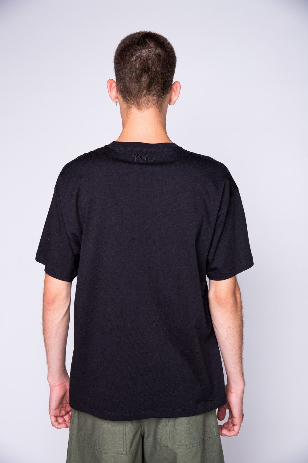 Raf Simons o1y0325 Logo Crewneck T-Shirt in Black Size US S / EU 44-46 / 1 - 4 Thumbnail