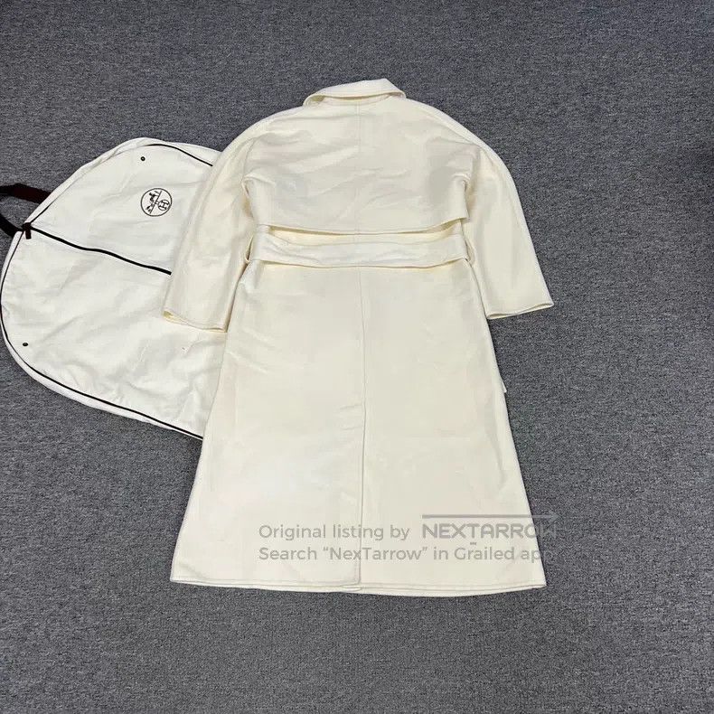Hermes Hermes Long cashmere coat Size XXS / US 00 / IT 34 - 2 Thumbnail