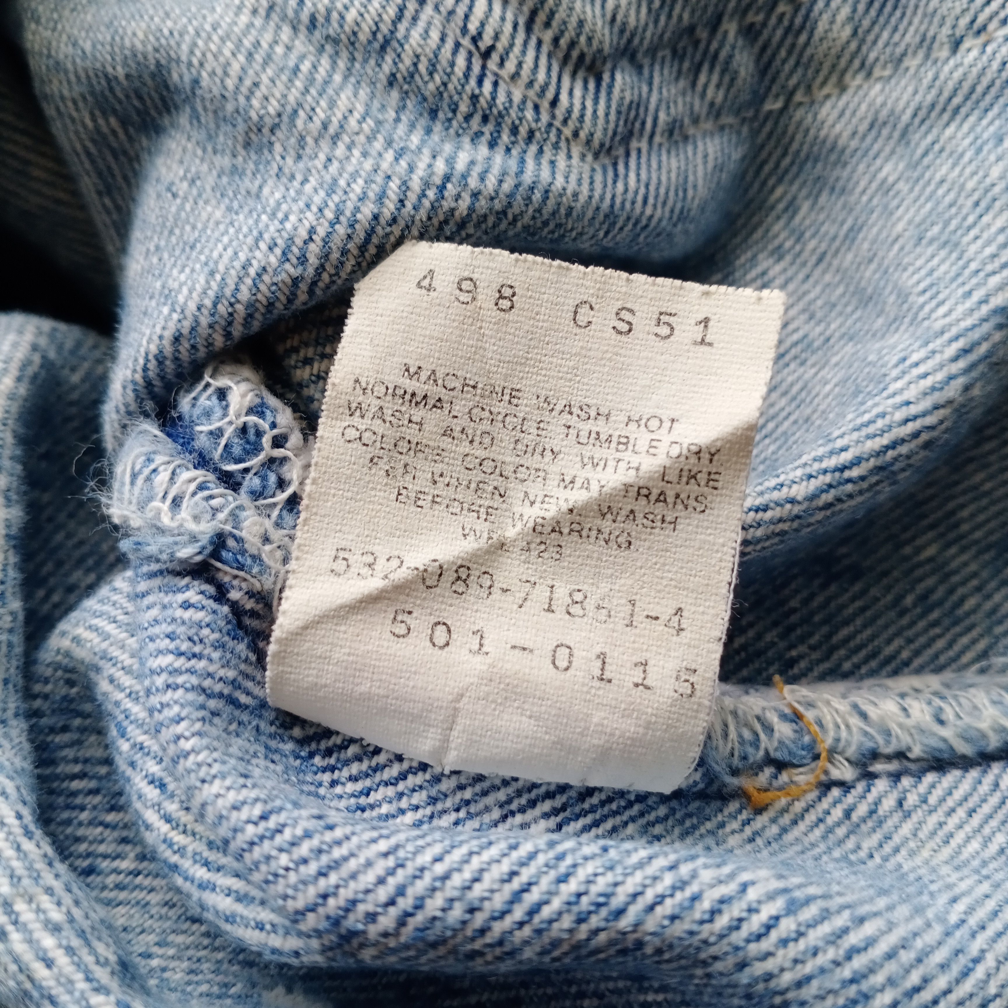 Levi's Vintage Clothing Vintage 80s 90s Levis 501 USA cut off distressed jeans Size US 34 / EU 50 - 15 Thumbnail