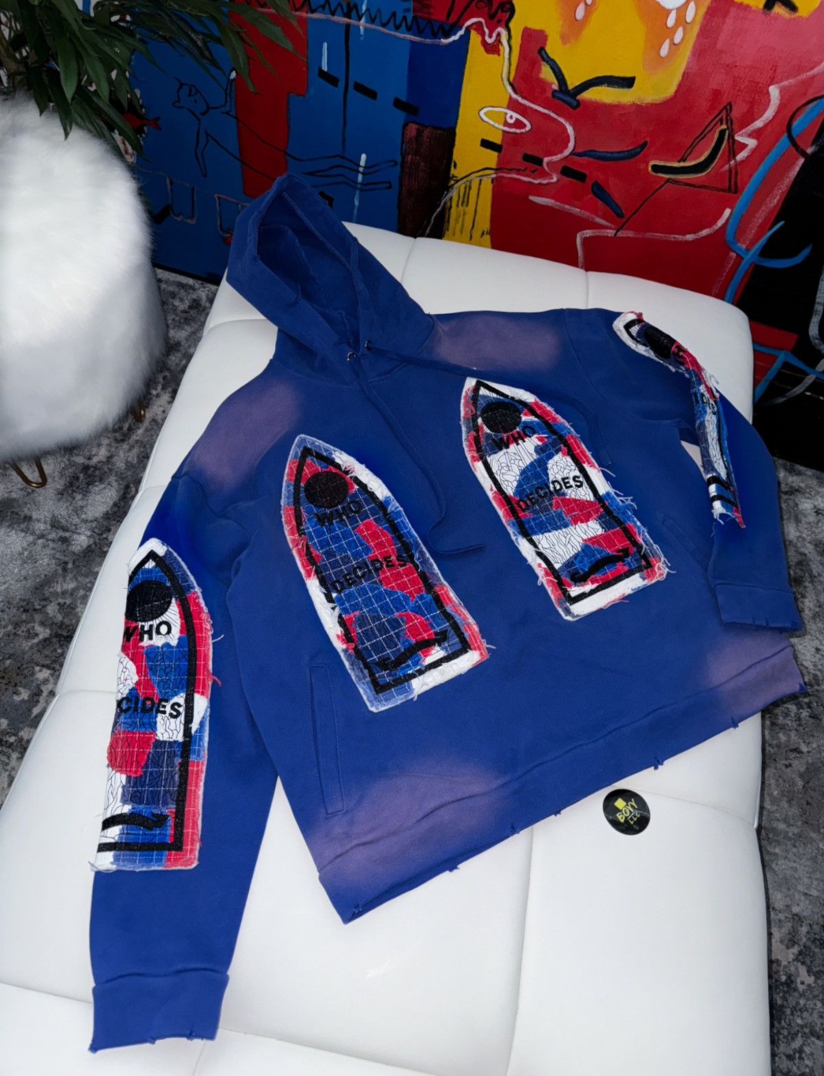 Who Decides War Blue glory hoodie Size US S / EU 44-46 / 1 - 4 Thumbnail