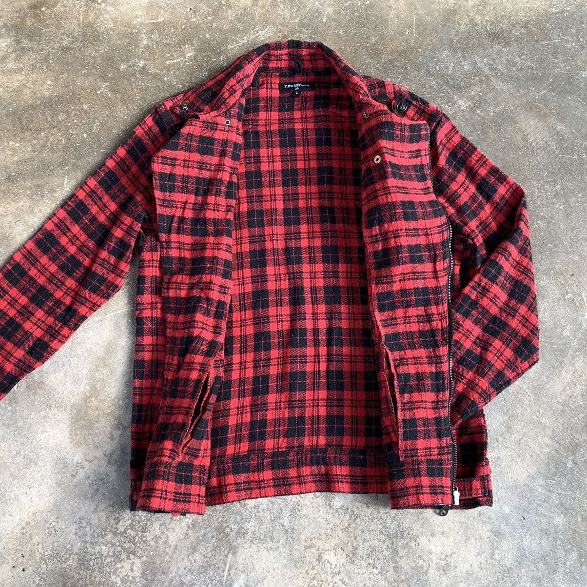 In The Attic In the attic Plaid Punk Zipper Jacket Size US S / EU 44-46 / 1 - 3 Thumbnail