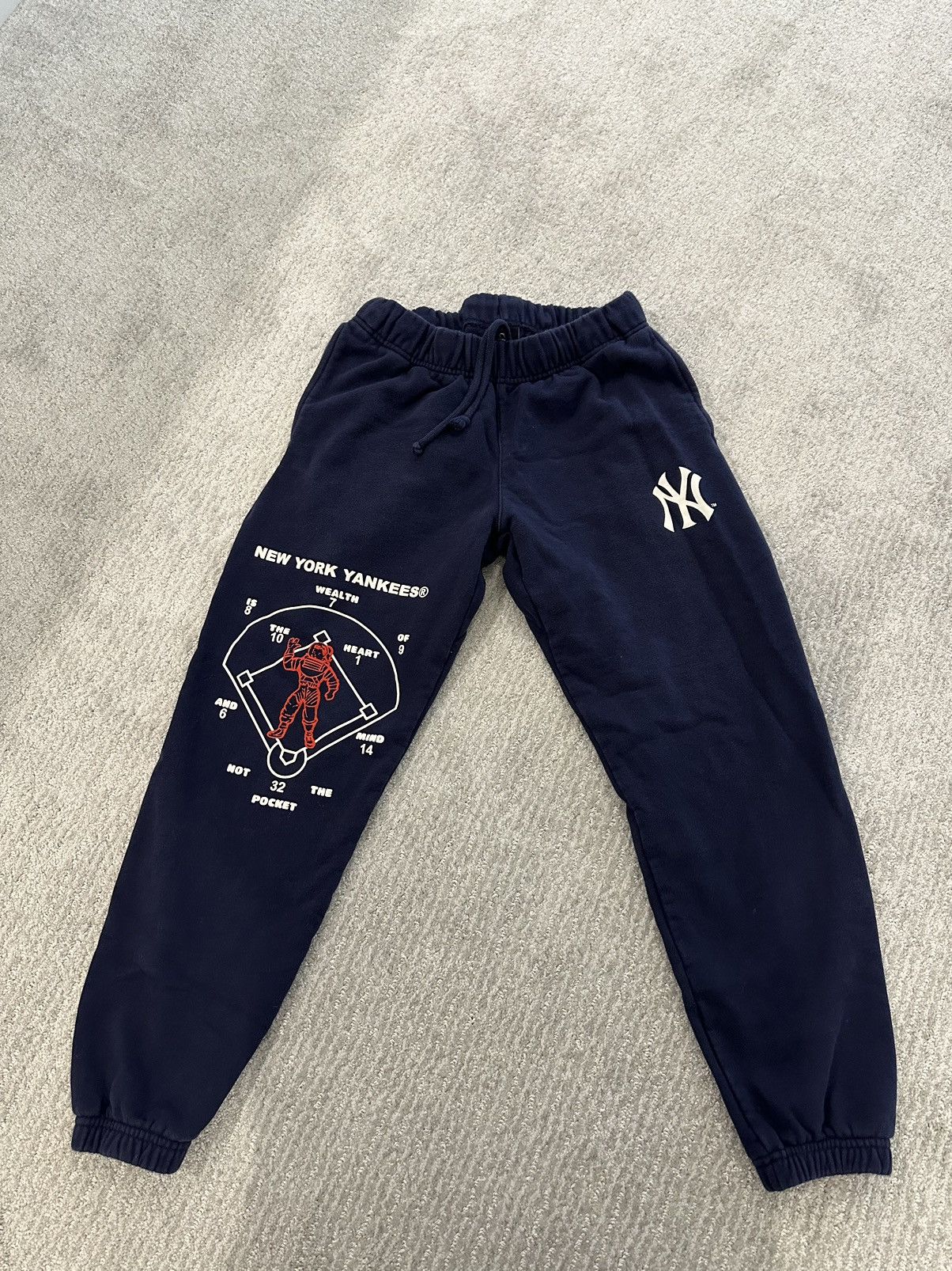 Billionaire Boys Club NEW YORK YANKEES X BBC DIAMOND Sweatpants Size US 30 / EU 46 - 4 Thumbnail