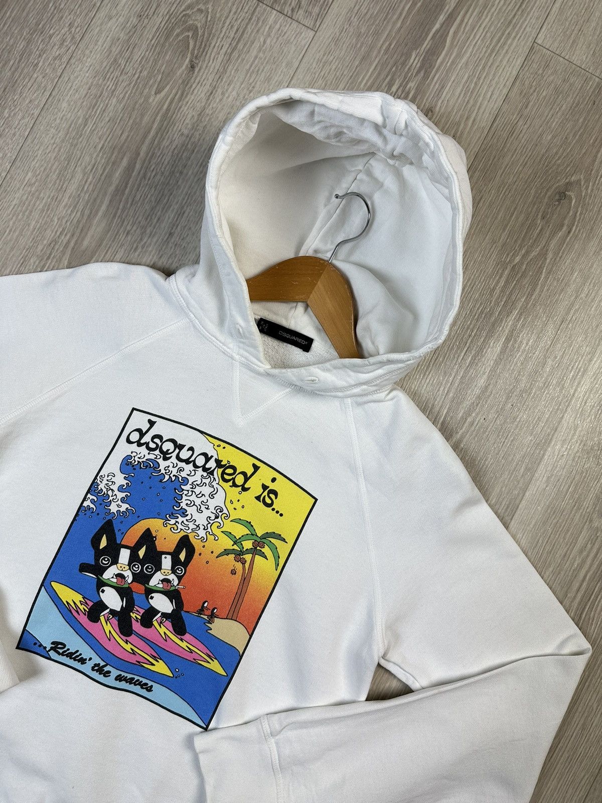 Dsquared2 Dsquared2 is Riding The Wave Hoodie Size US XS / EU 42 / 0 - 2 Thumbnail