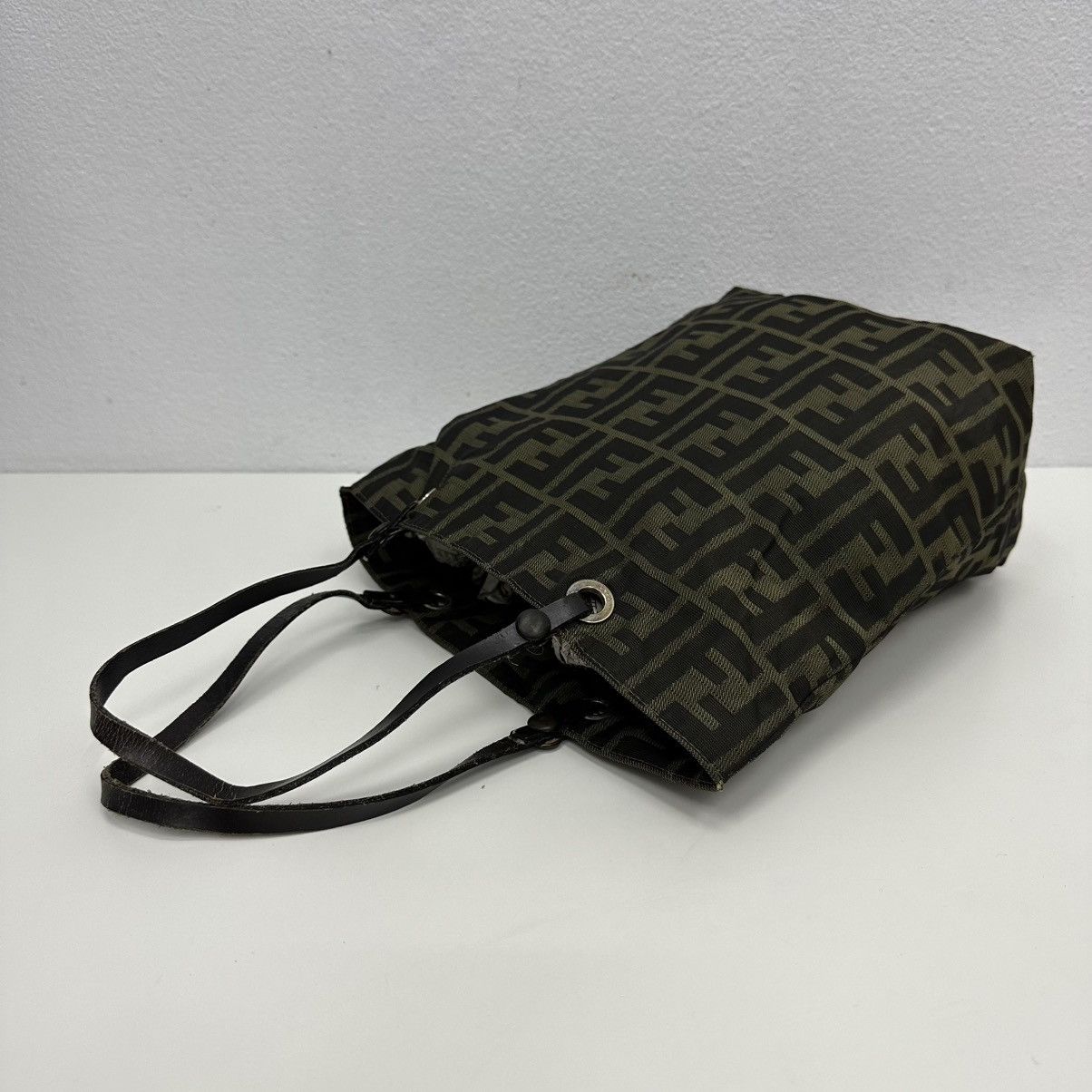 Fendi ‼️YES‼️ AUTHENTIC FENDI ZUCCA FF TOTE HANDBAG Size ONE SIZE - 16 Thumbnail