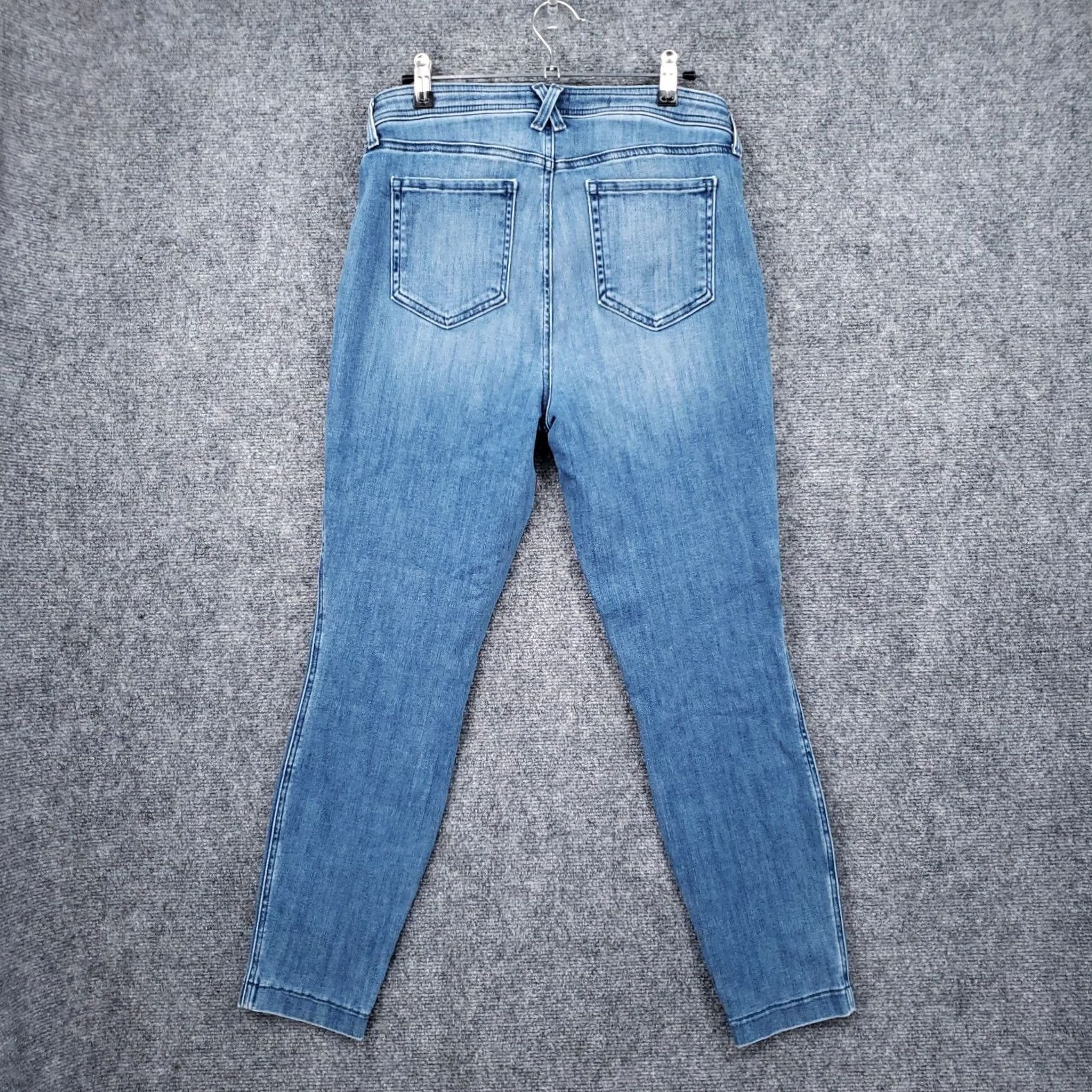 NYDJ NYDJ Ami Jeans Womens 8 Blue Skinny Hi Rise LiftxTuck Medium Wash Stretch Denim Size 30" / US 8 / IT 44 - 2 Thumbnail