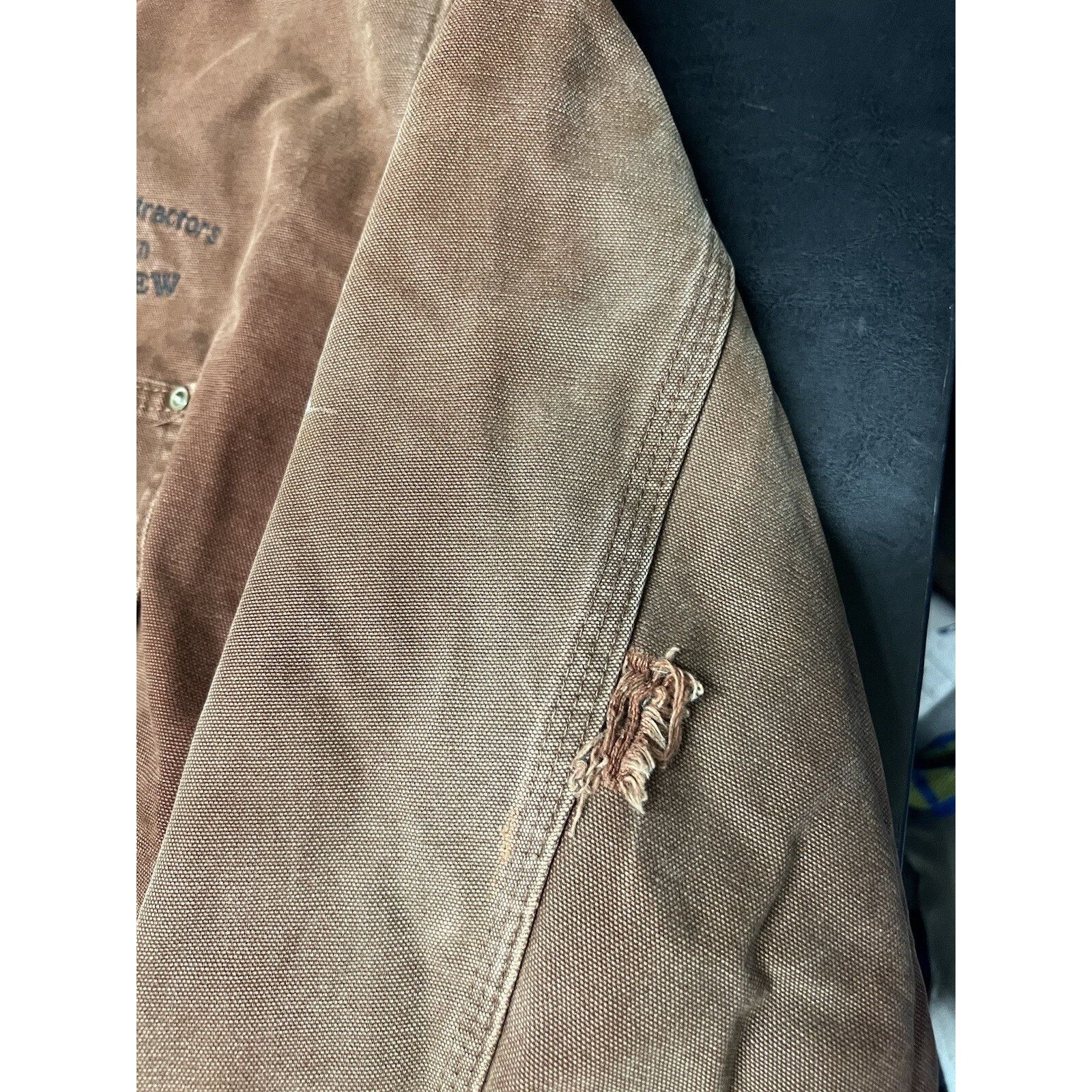 Carhartt Carhartt C02 CLY Chore Coat Large Vintage Faded Work Jacket Size US L / EU 52-54 / 3 - 14 Thumbnail