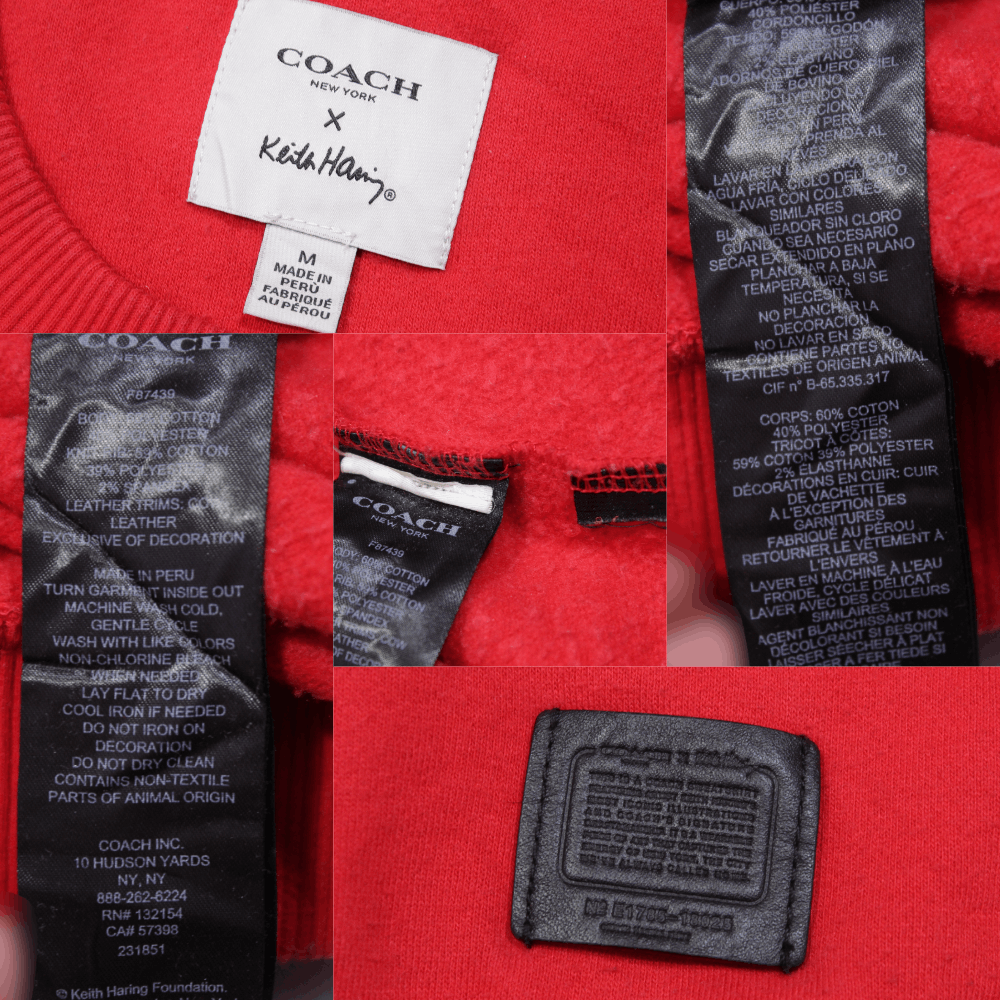 Coach × Keith Haring ROBOT Big Logo Sweatshirt Size US M / EU 48-50 / 2 - 8 Thumbnail
