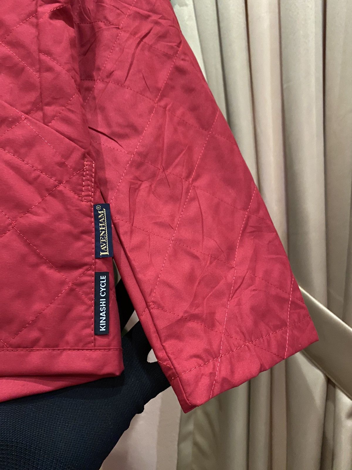 Designer × Lavenham Kinashi Cycle x Lavenham Red Quilted Jacket Made in England Size US S / EU 44-46 / 1 - 7 Thumbnail