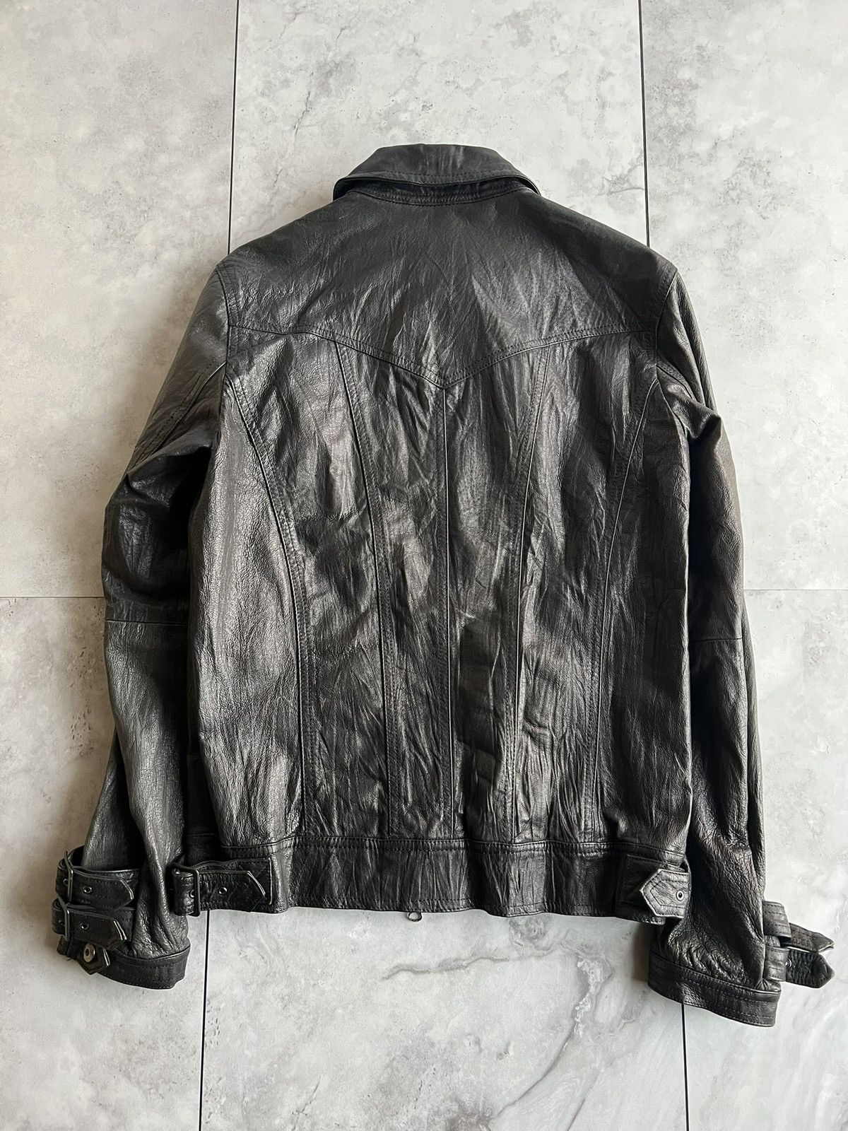 Japanese Brand Rattle Trap Sheepskin Leather Jacket Size US M / EU 48-50 / 2 - 4 Thumbnail