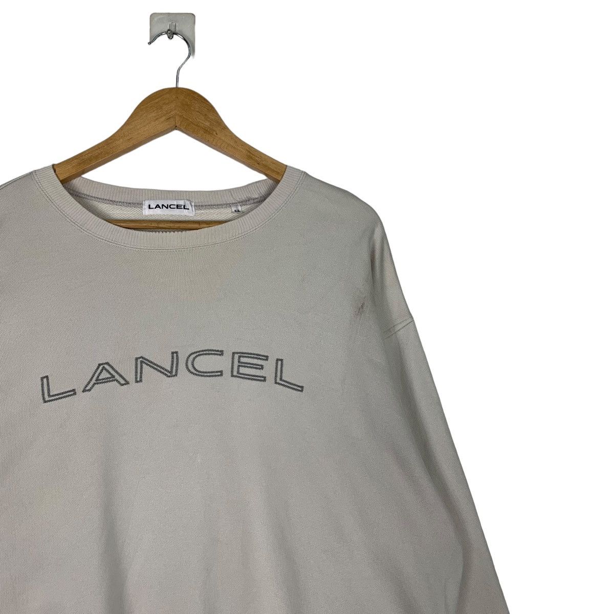 Lancel LANCEL Big Logo Crewneck Sweatshirt #1114-C51 Size US M / EU 48-50 / 2 - 5 Thumbnail