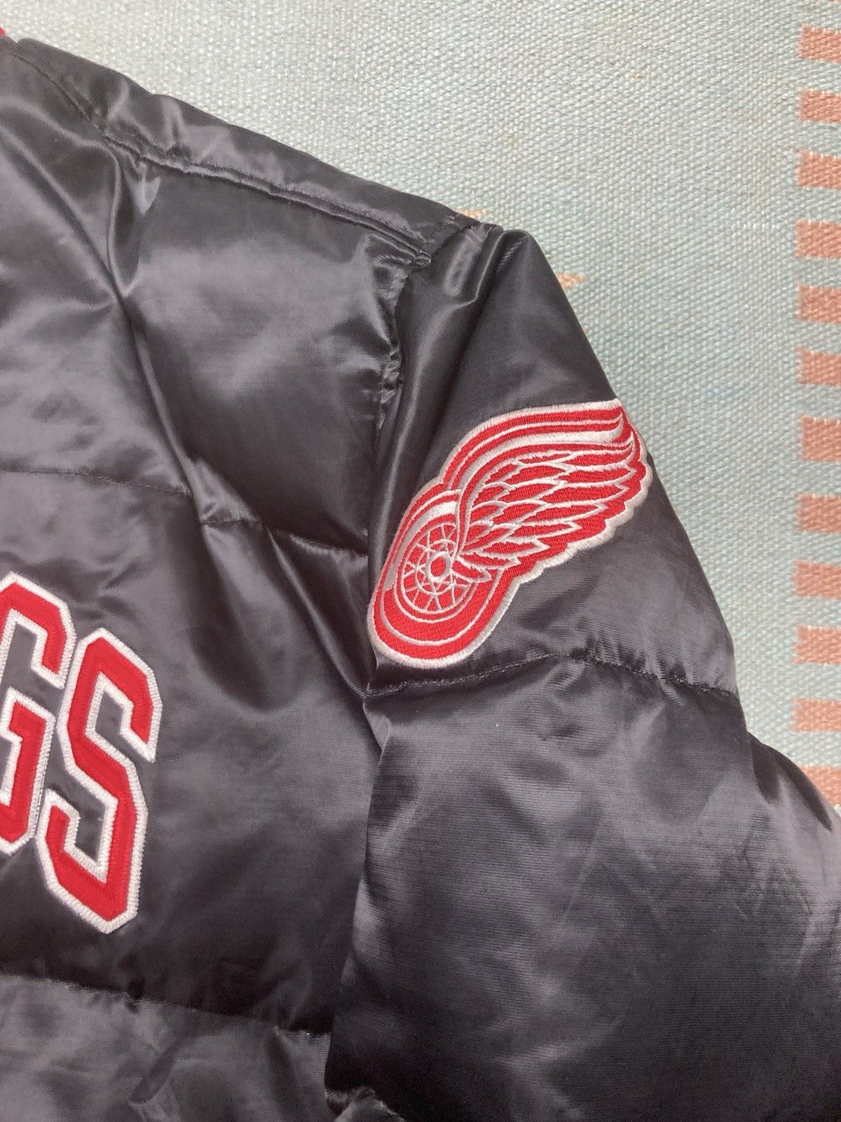 Vintage starter puffer jacket down filled Detroit red wings XL/XXL Size US XXL / EU 58 / 5 - 4 Thumbnail