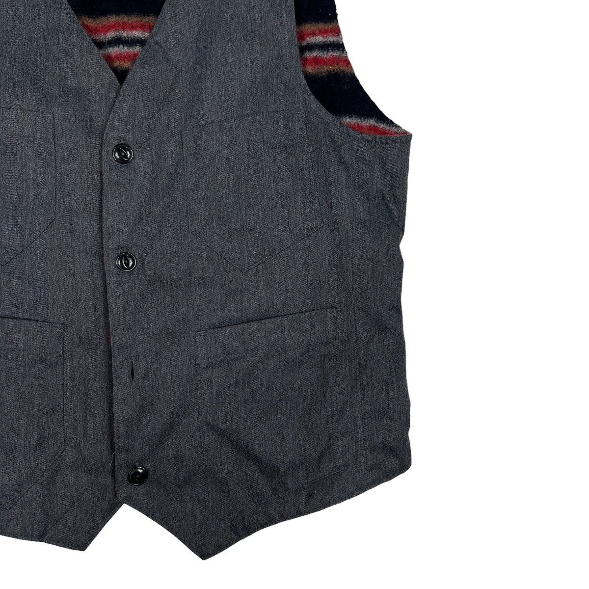 Japanese Brand 🔥 NICOLE CLUB FOR MEN MOHAIR LINING VEST Size US S / EU 44-46 / 1 - 5 Thumbnail