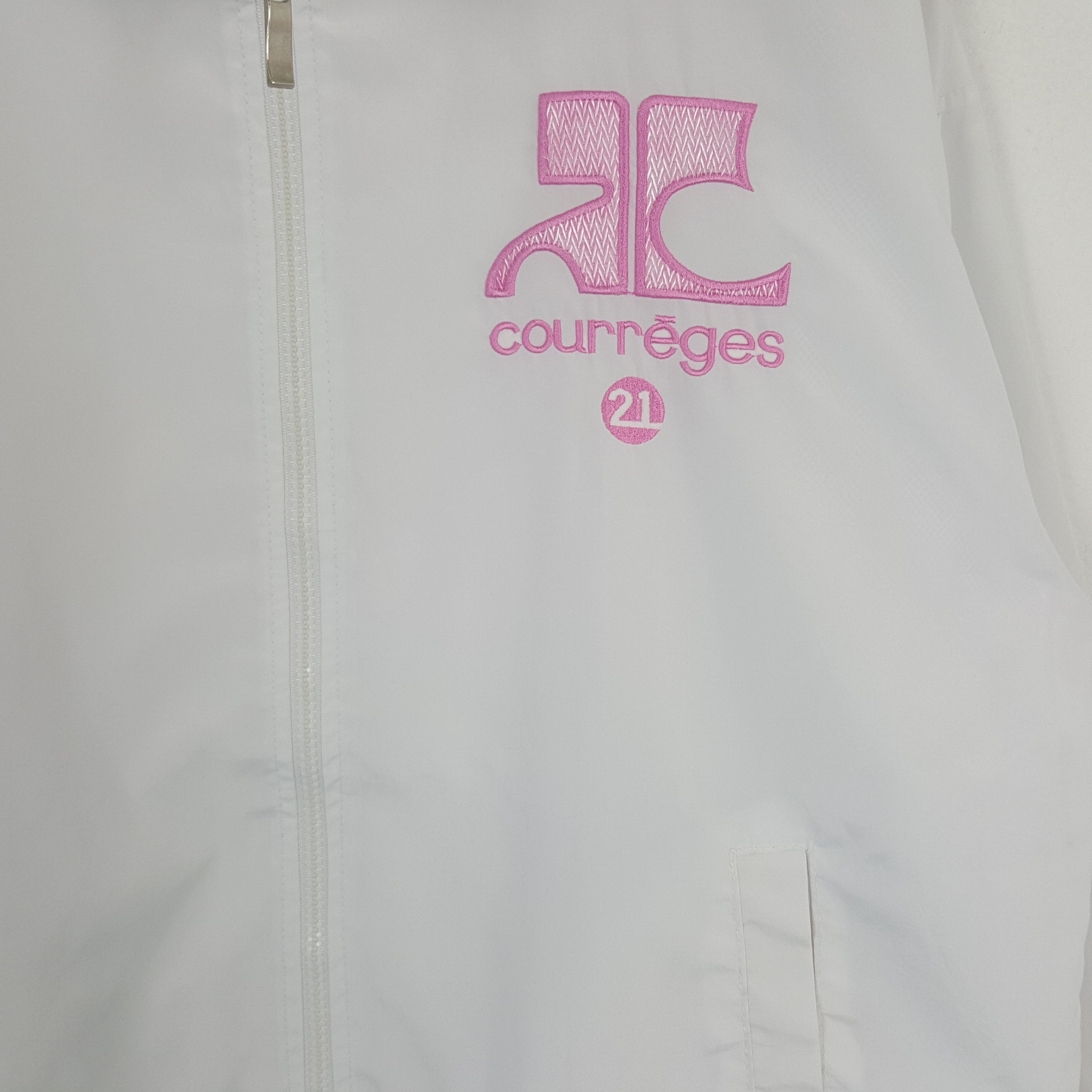 Courreges Vintage Courreges Italian Embroidery Spellout Jacket C291N7 Size US L / EU 52-54 / 3 - 4 Thumbnail