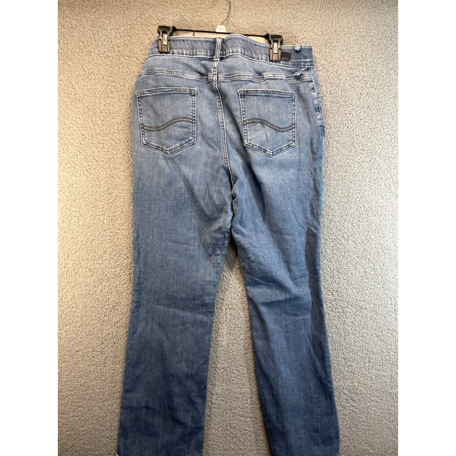 Lee Lee Jeans Womens Size 32 Blue Bootcut Mid Rise Ankle Pants Size 24" / US 00 / IT 34 - 5 Thumbnail