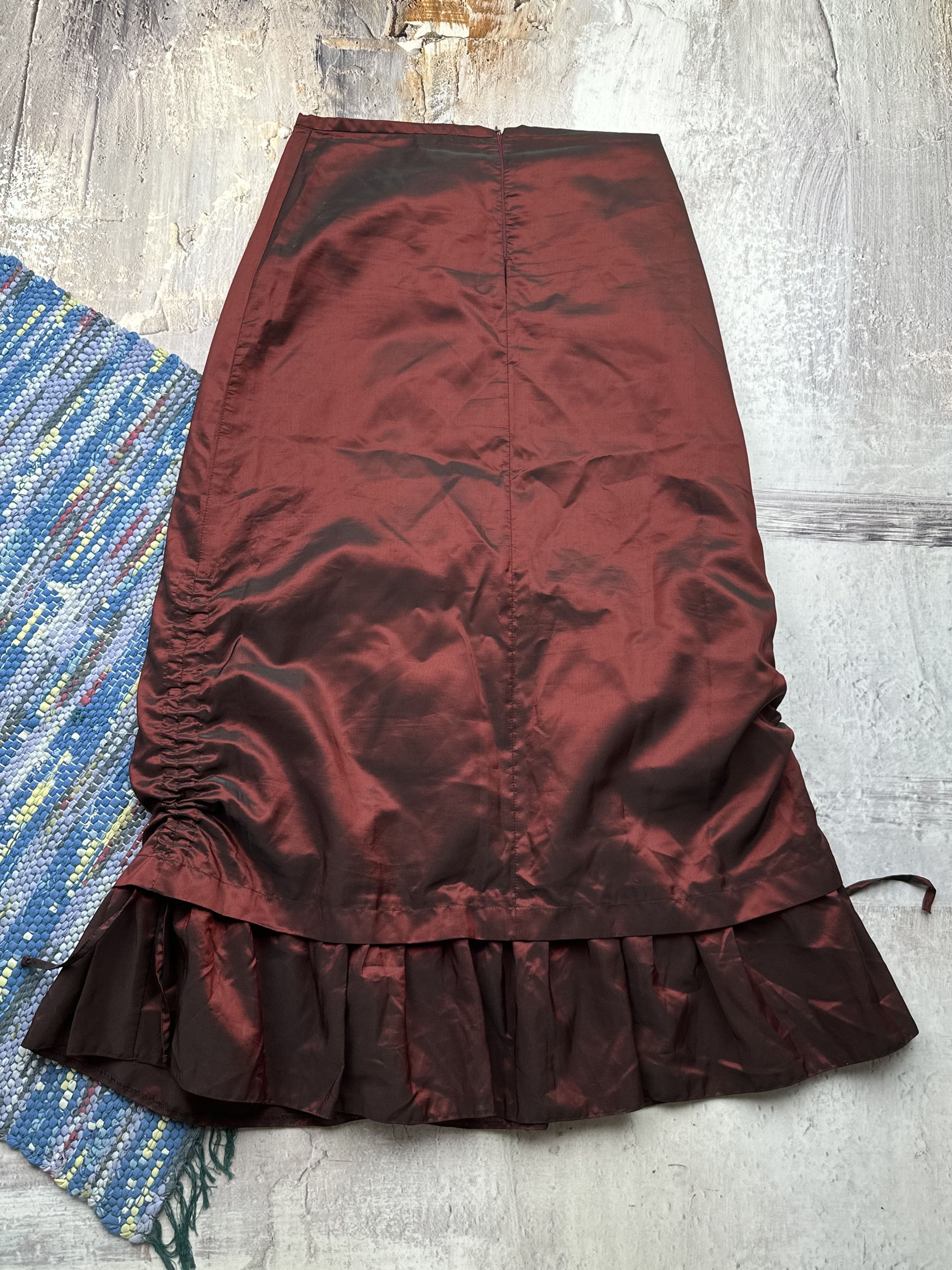 Japanese Brand Vintage Maxi Skirt With Bondage A17D15(150) Size 30" / US 8 / IT 44 - 4 Thumbnail