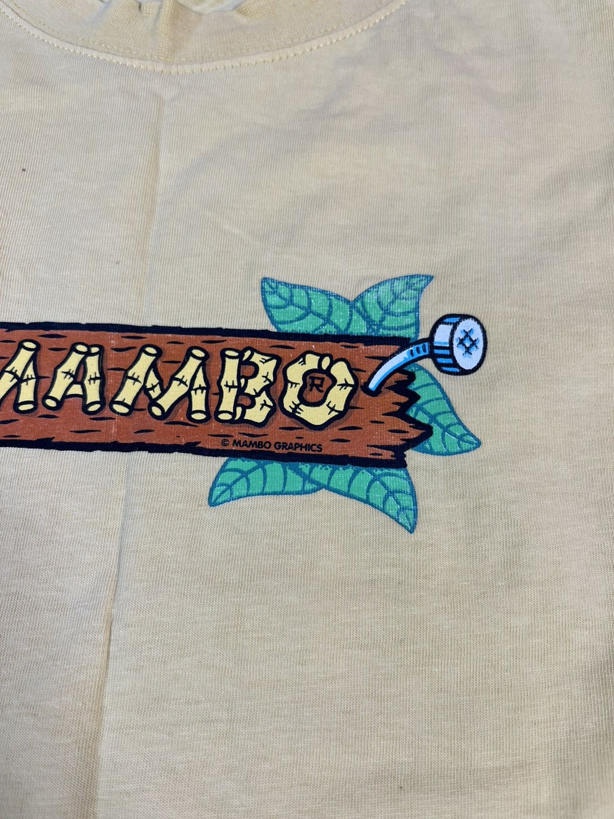 Mambo Vintage 2000s Mambo T Shirt Naked Girl Hawaii Size US L / EU 52-54 / 3 - 4 Thumbnail