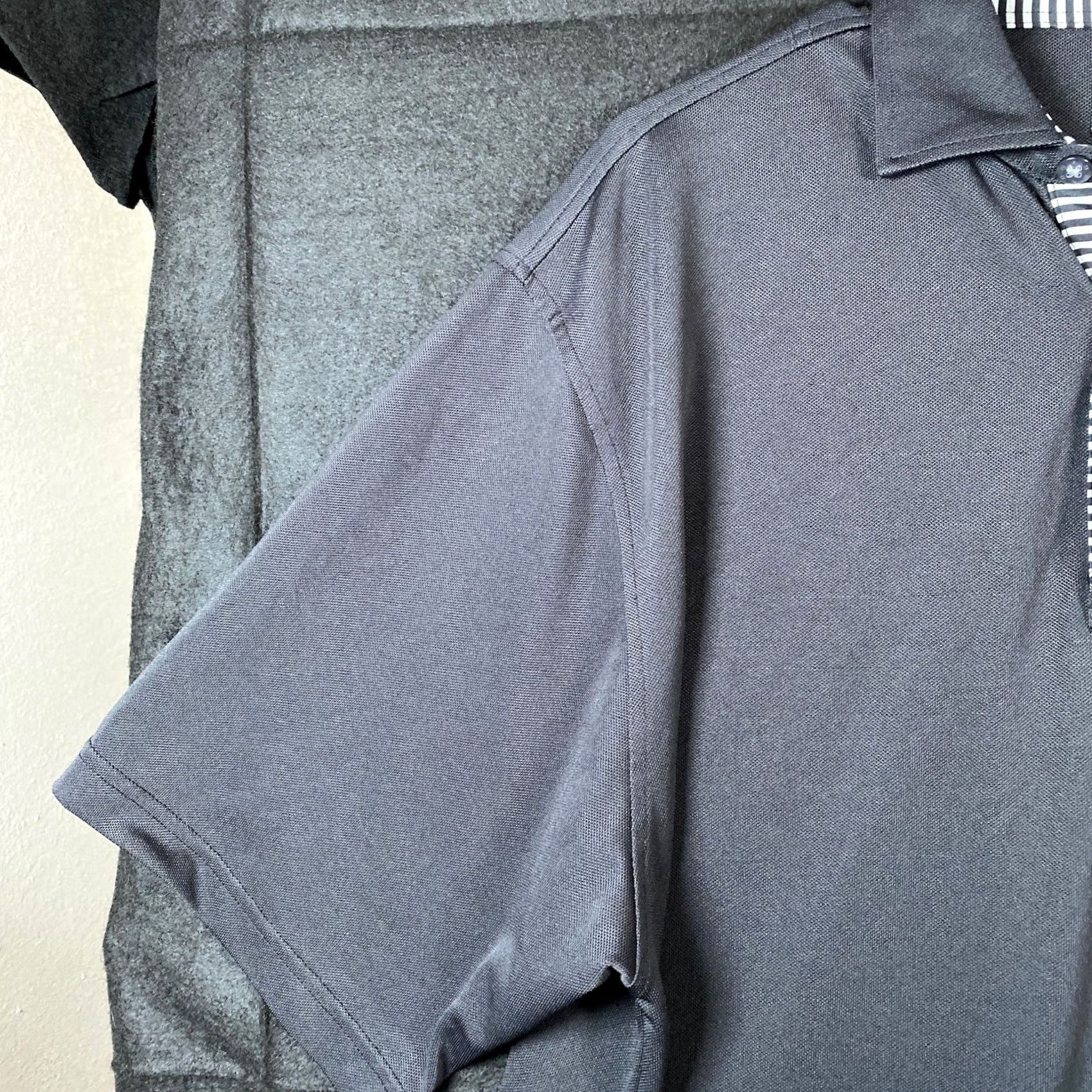 Footjoy FootJoy Mens Polo Shirt Black Golf Activewear Quick Dry Stretch Large Size US L / EU 52-54 / 3 - 3 Thumbnail