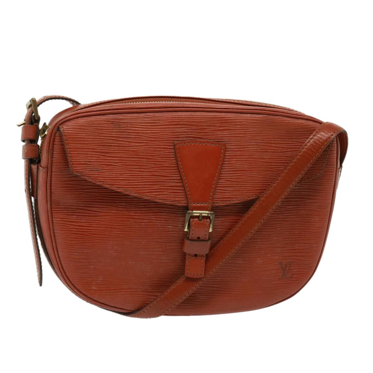 Louis Vuitton LOUIS VUITTON Epi Jeune Fillemm Shoulder Bag Brown M52153 Size ONE SIZE - 1 Thumbnail
