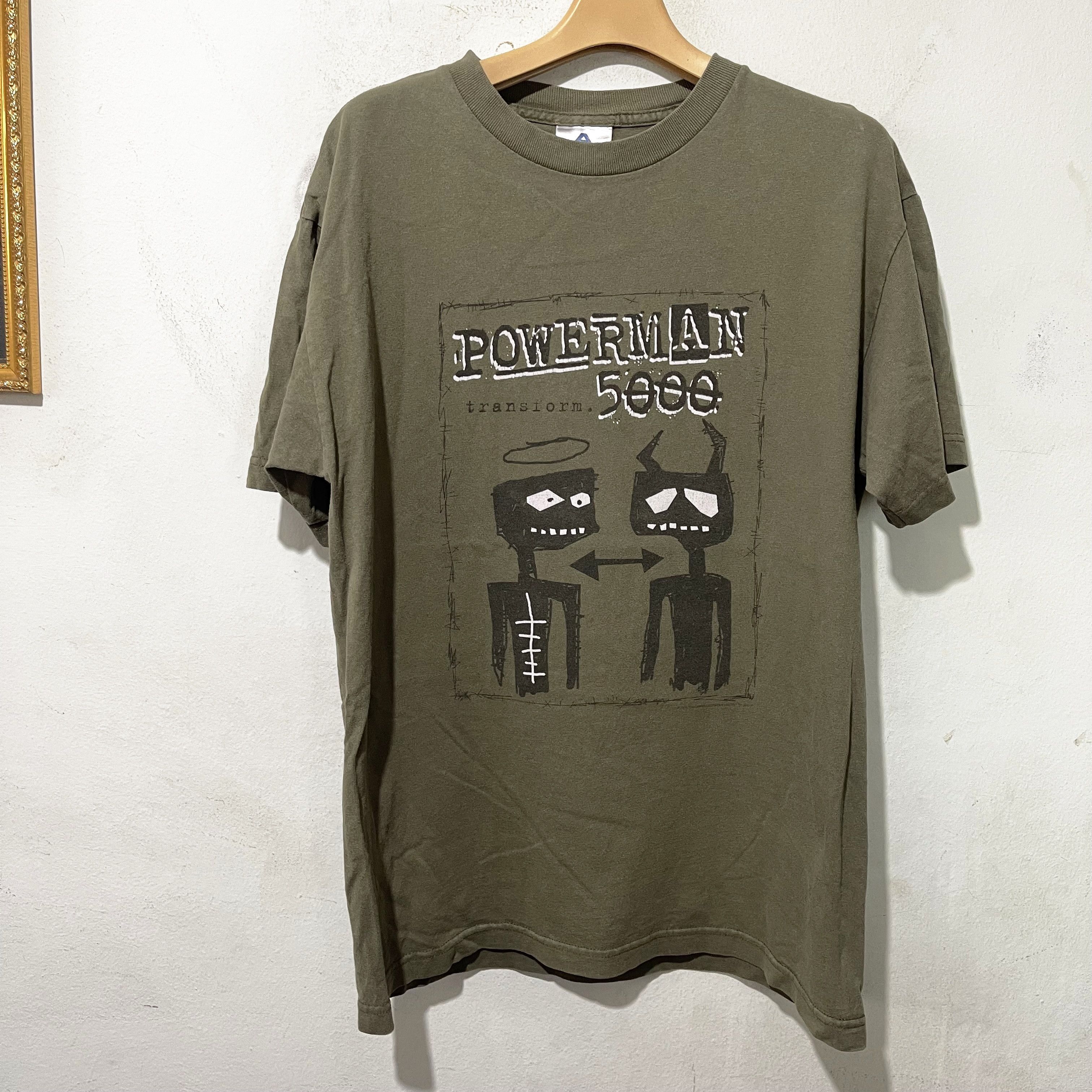 Band Tees Vintage 2003 Powerman 5000 Transform Shirt Size US M / EU 48-50 / 2 - 1 Thumbnail