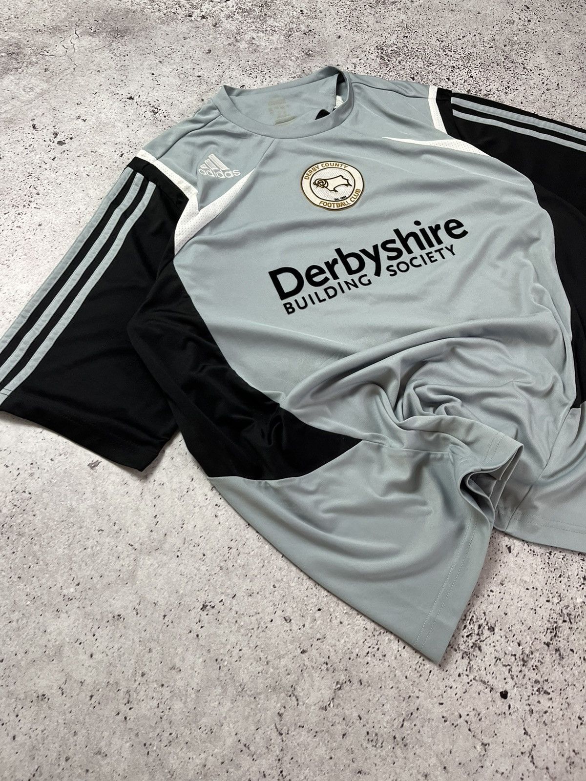 Adidas × Vintage 🏟️Vintage Adidas Derby County Jersey Soccer Size US XL / EU 56 / 4 - 3 Thumbnail