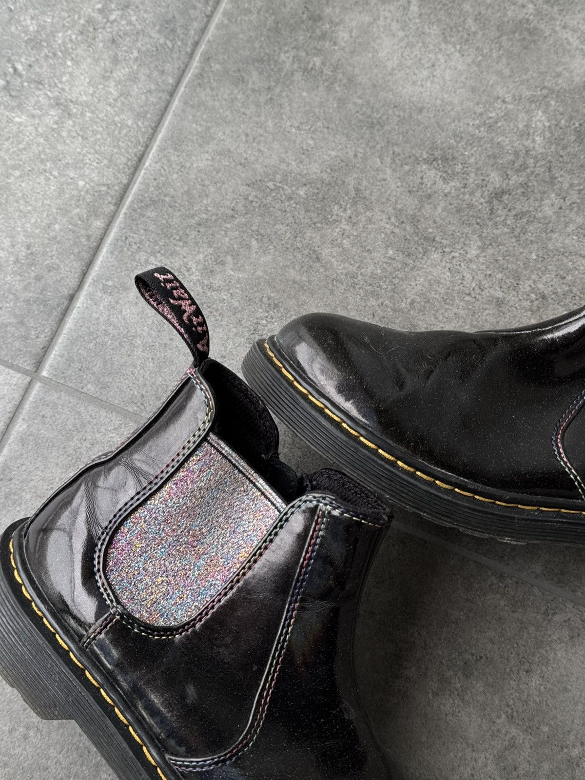 Dr. Martens Rare Vintage Glitter Dr. Martens Boots Shoes England Size US 6 / IT 36 - 4 Thumbnail