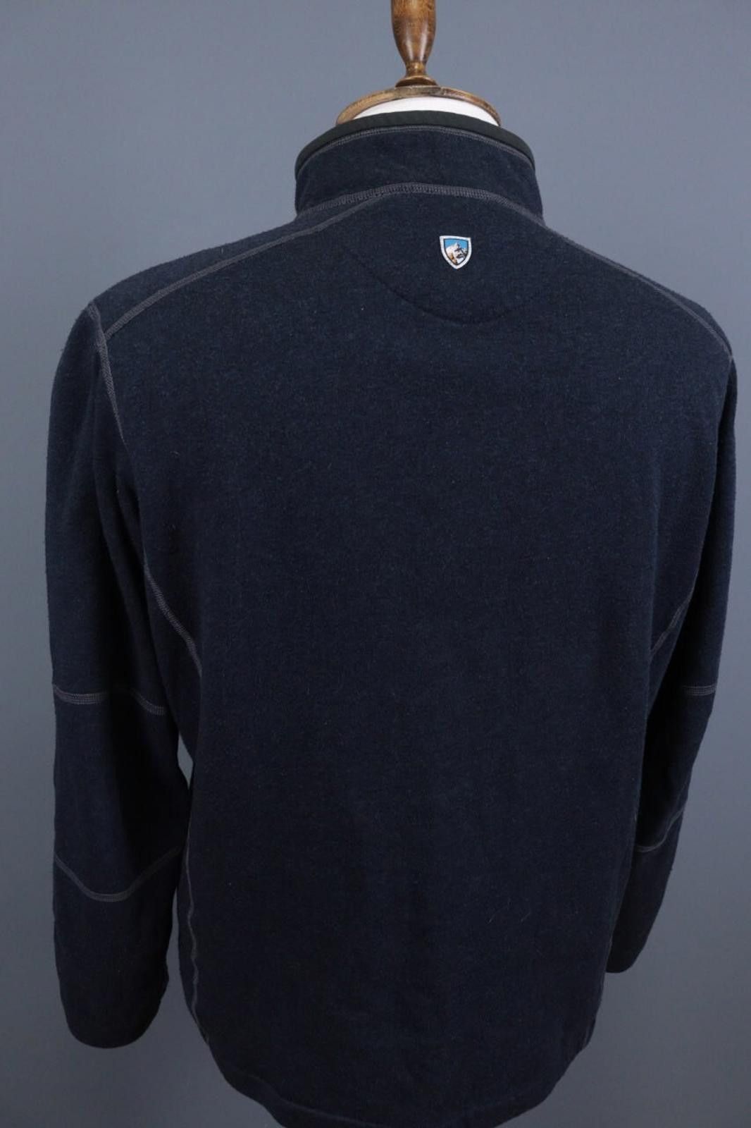 Kuhl Kuhl Vintage Blue 1/4 Zip Collorblock Fleece Jacket Size XL Size US XL / EU 56 / 4 - 11 Thumbnail