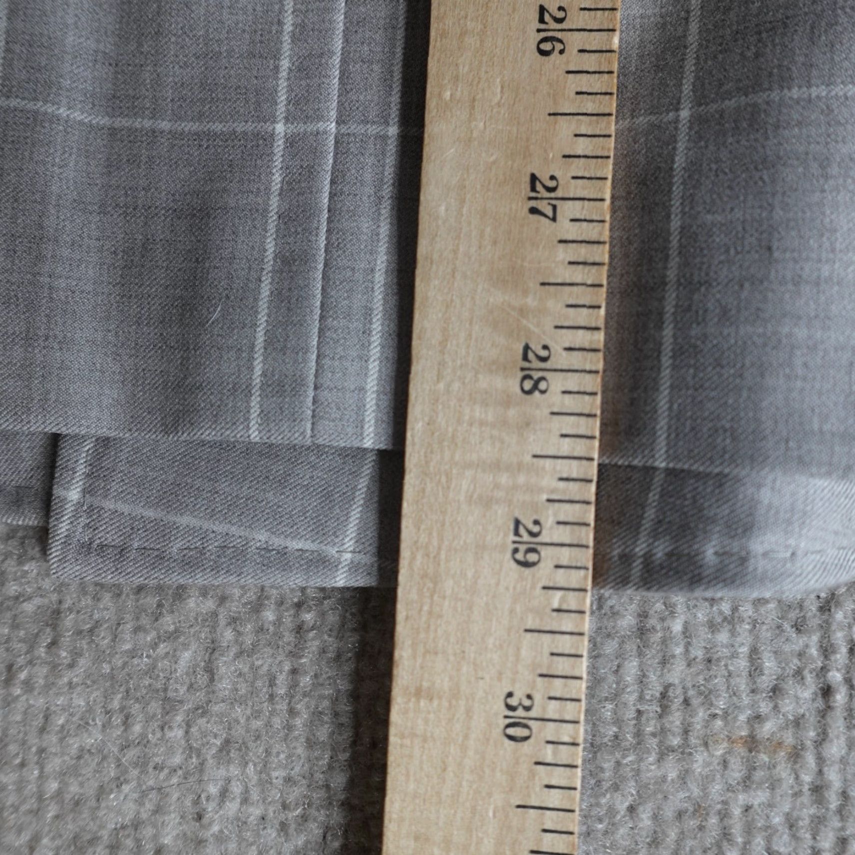 Doublet VITALIS BARBARIS Sport Coat Large Gray Beige Windowpane Double Breasted Custom Size US L / EU 52-54 / 3 - 5 Thumbnail