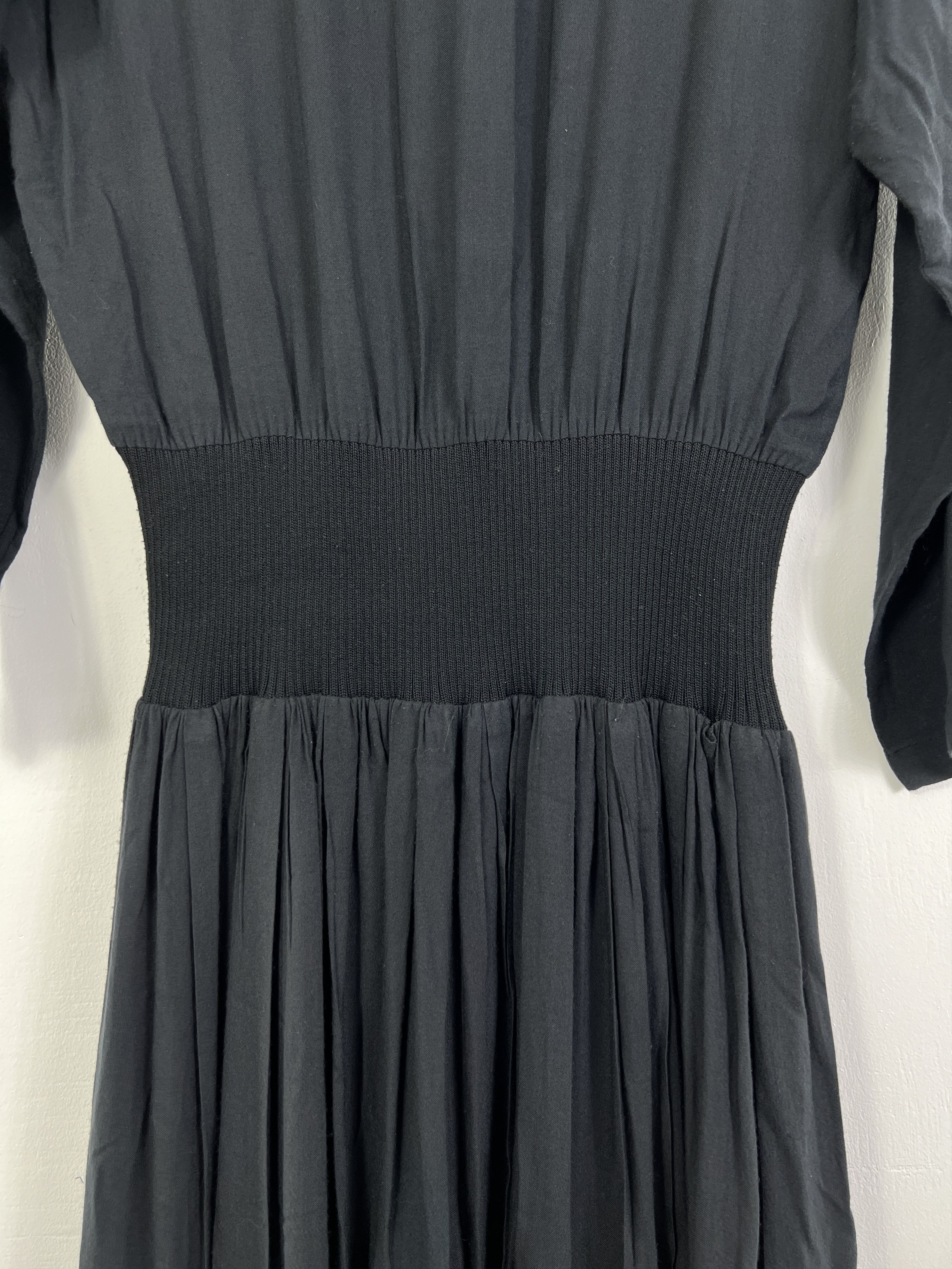 Tricot Comme des Garcons tricot COMME des GARÇONS Black Maxi Dress GTMPT726 Size L / US 10 / IT 46 - 10 Thumbnail