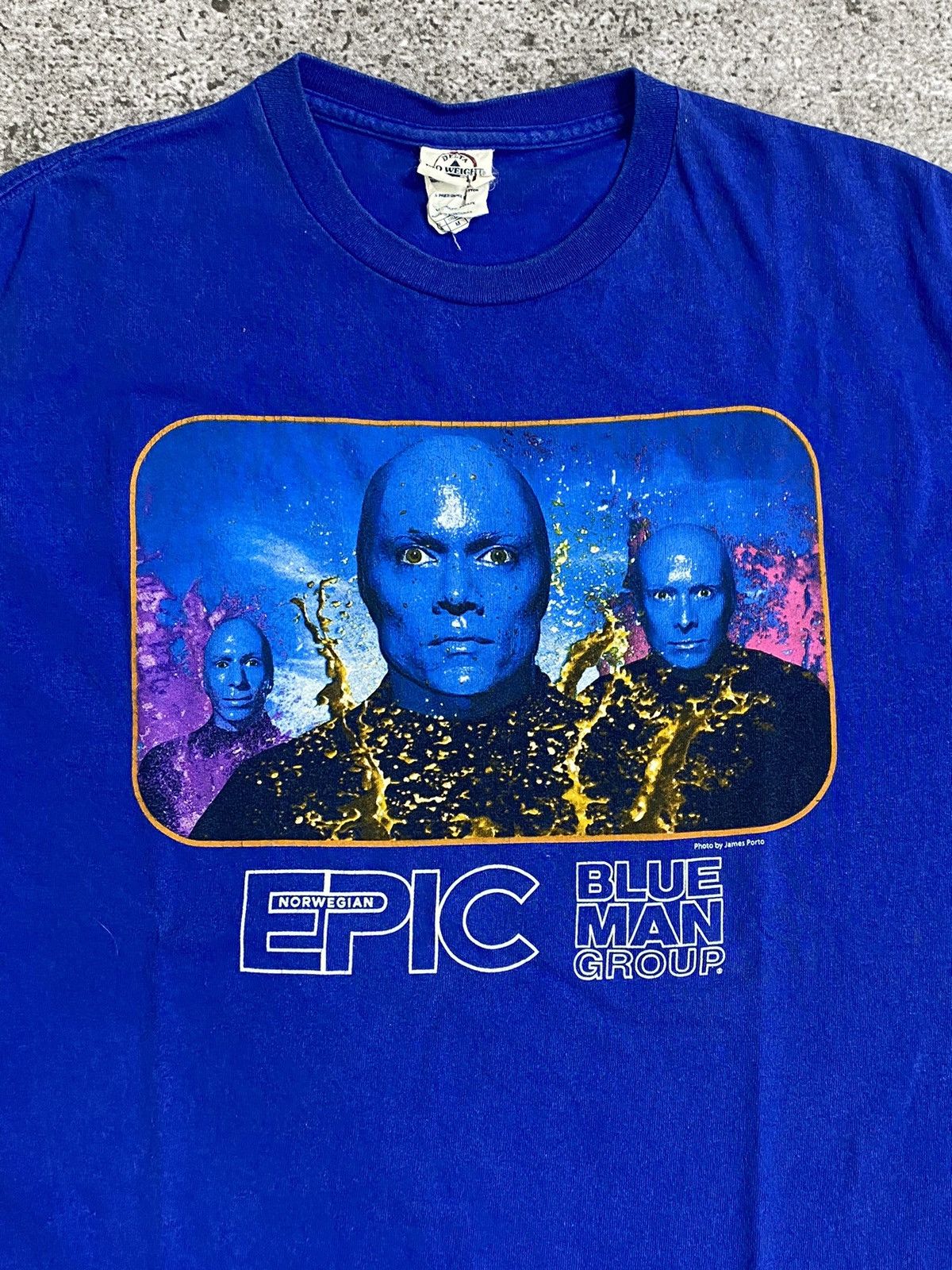 Band Tees Blue man group norwegian epic t shirt Size US M / EU 48-50 / 2 - 2 Thumbnail