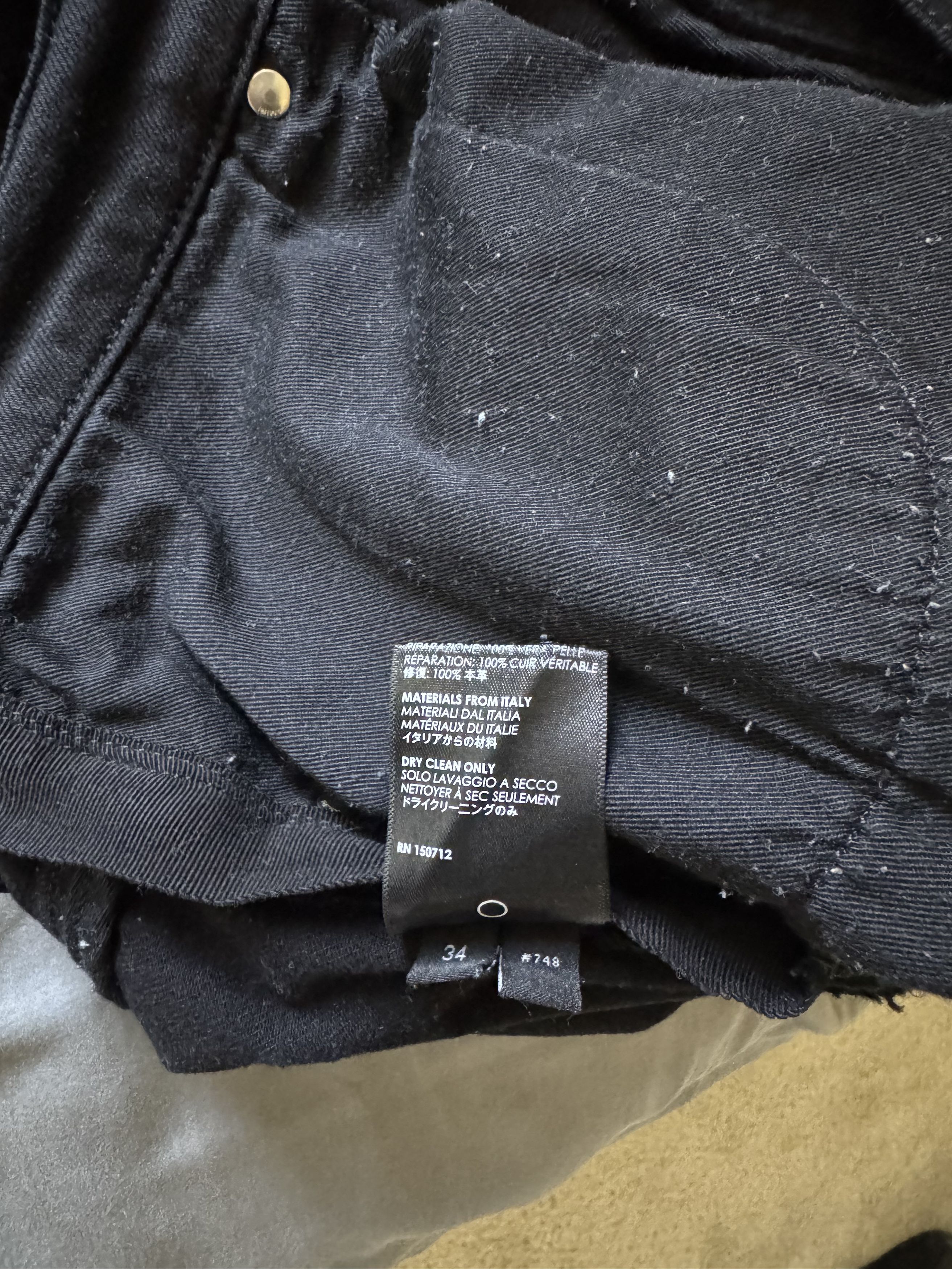 Amiri All black patch amiri denim jeans Size US 34 / EU 50 - 6 Thumbnail