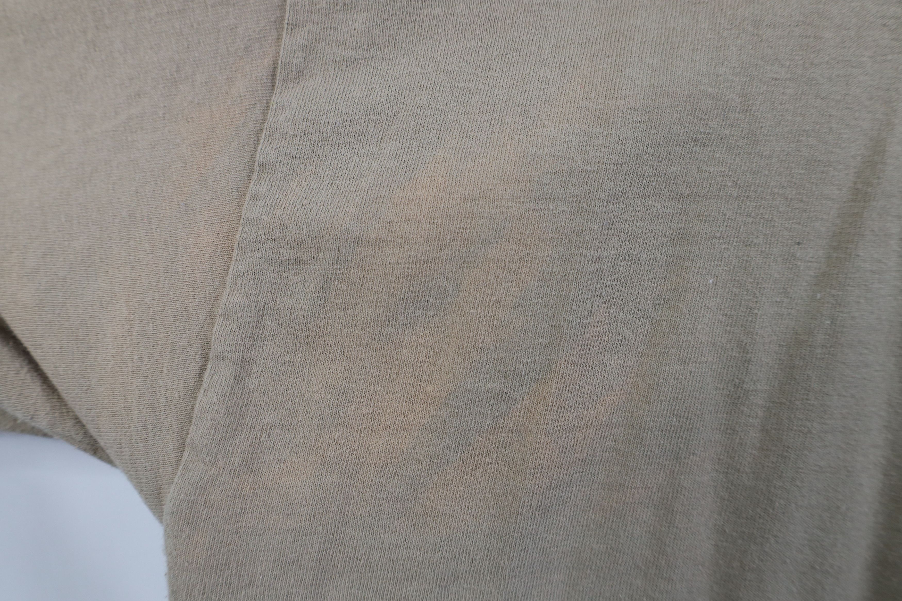 Vintage Vintage 90s Streetwear Blank Cotton Short Sleeve T-Shirt Tan Size US XXL / EU 58 / 5 - 7 Thumbnail