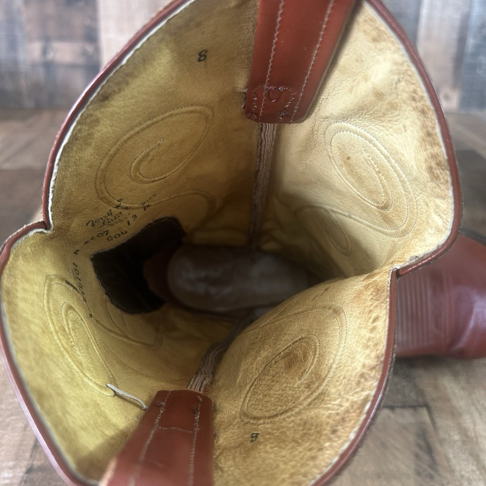 Tony Lama Tony Lama Vintage Western Cowboy Boots Mens 13 D Size US 13 / EU 46 - 9 Thumbnail
