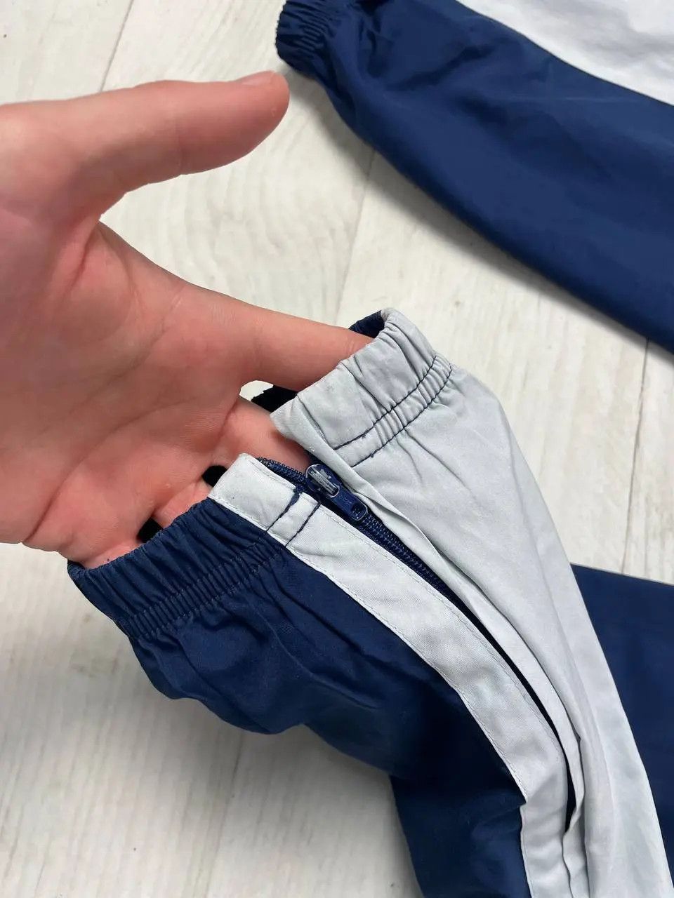 Nike Vintage Nike Track Pants 00s Swoosh Nylon Striped Size US 32 / EU 48 - 4 Thumbnail