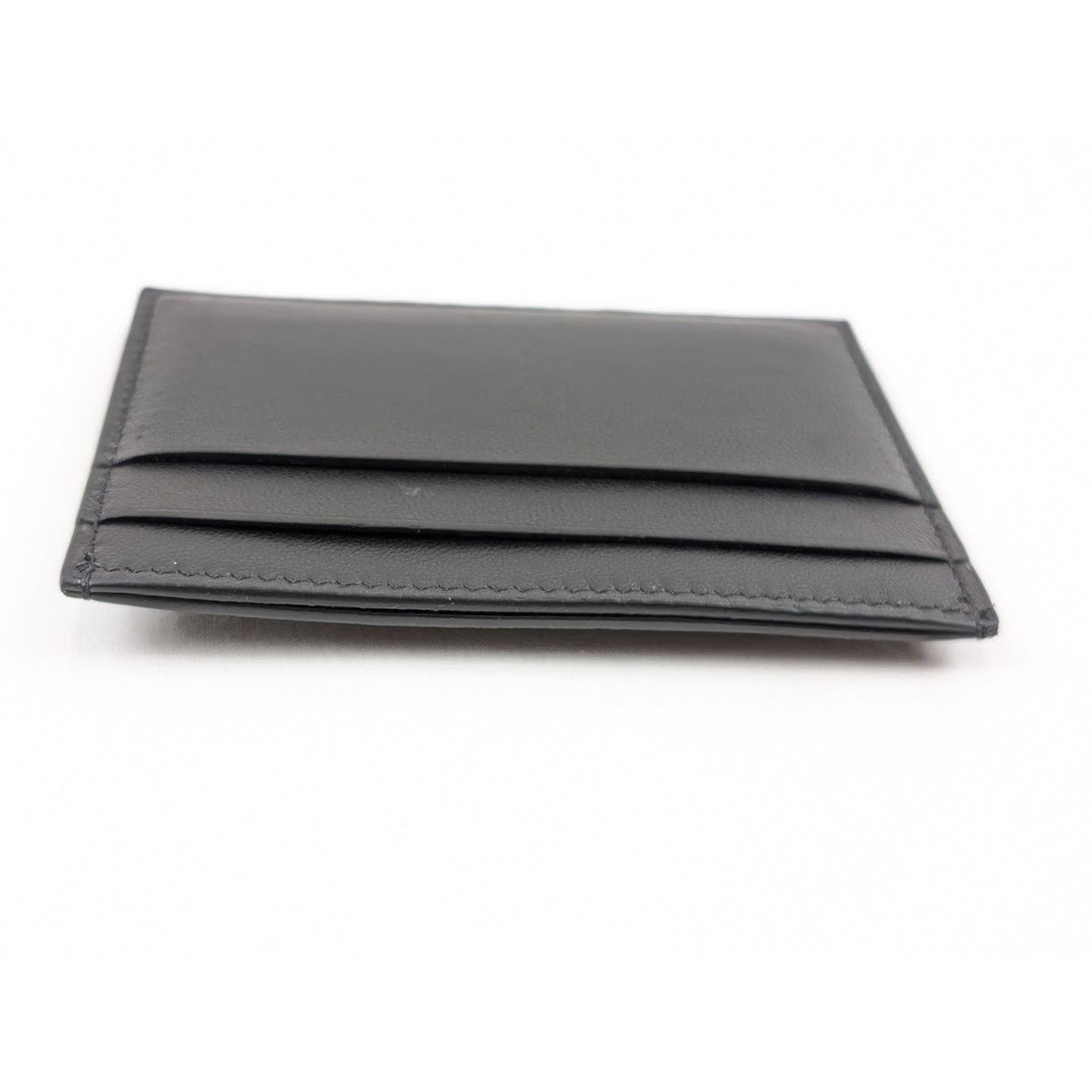 Balenciaga × Under Armour o1rshd1 Q:3 / Size: OS Smooth Leather Cardholder in Black Size ONE SIZE - 8 Thumbnail