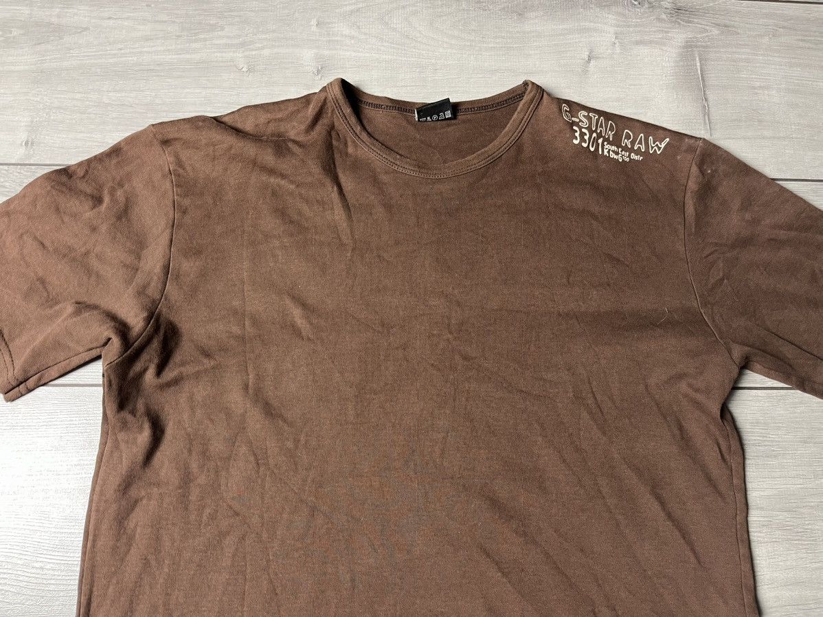 G-Star G-star raw Tshirt vintage y2k big logo size XL fit Large Size US XL / EU 56 / 4 - 3 Thumbnail